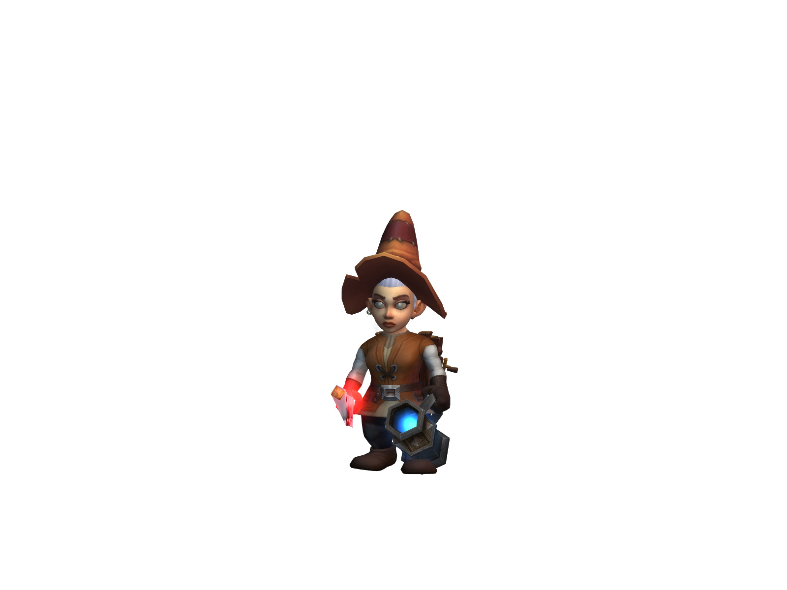 Wodki 3D character render