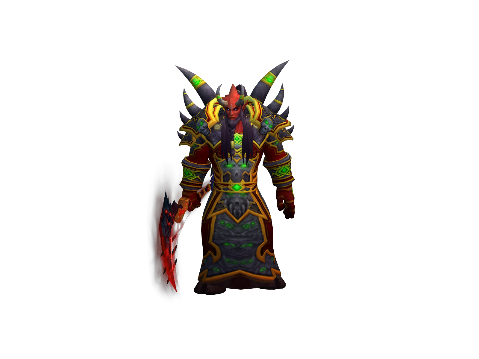 Derklicklock 3D character render
