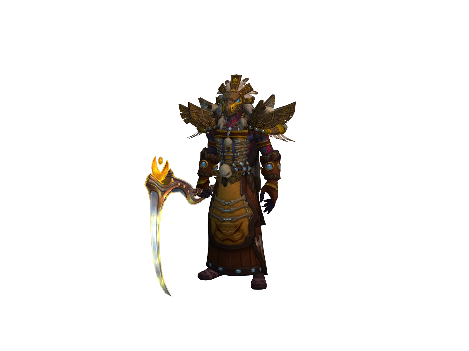 Azøl 3D character render
