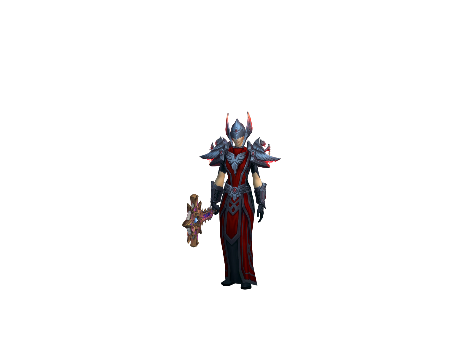 Cernaya 3D character render