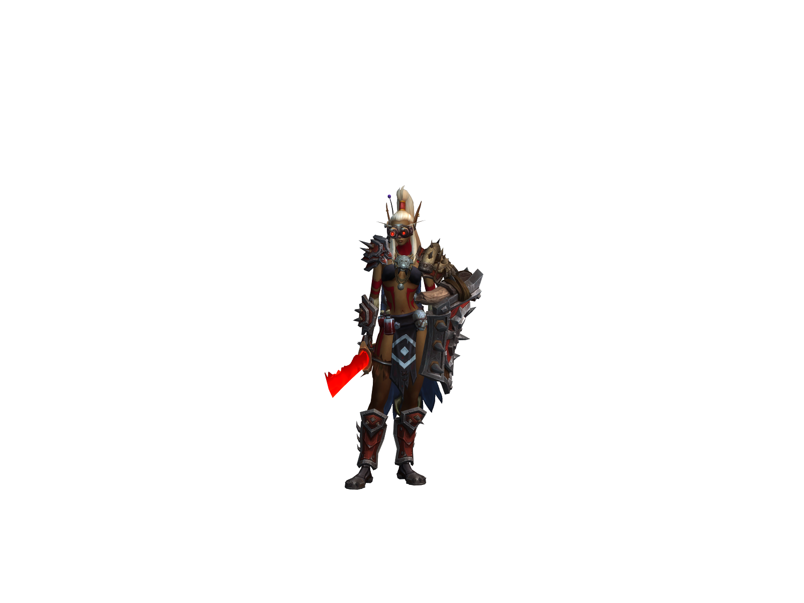 Khanjali 3D character render