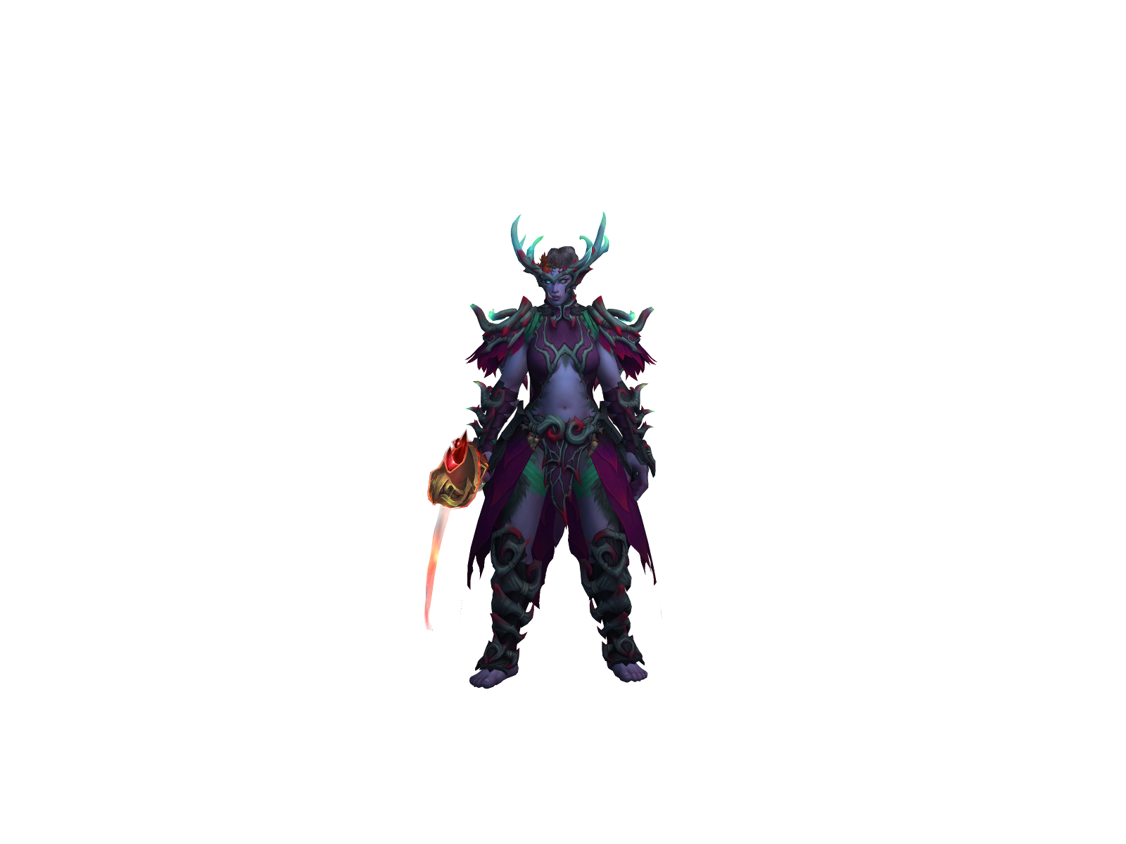 Aawrun 3D character render