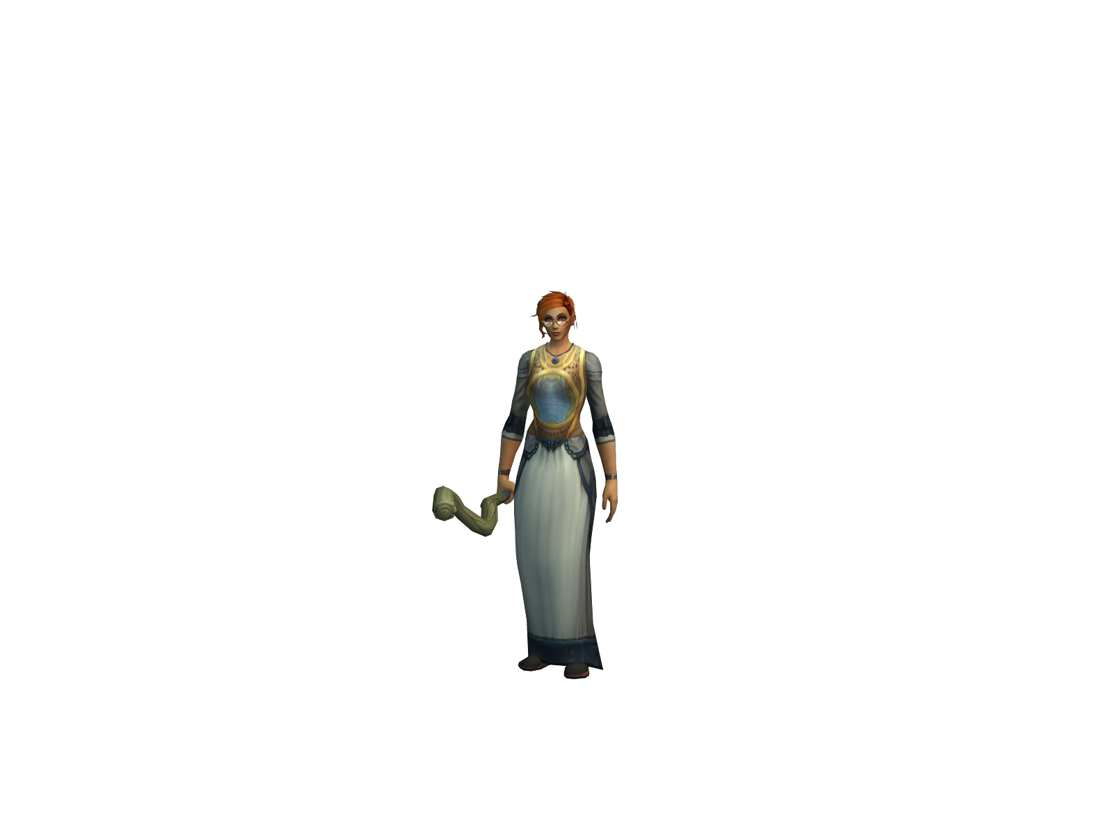 Giseltrude 3D character render