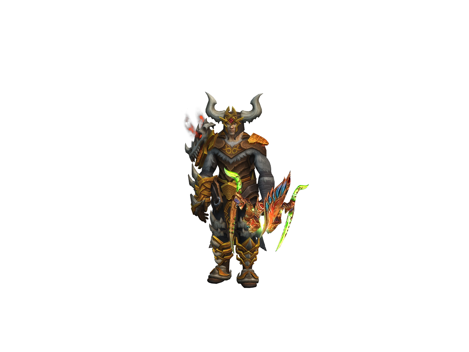 Soulbla 3D character render
