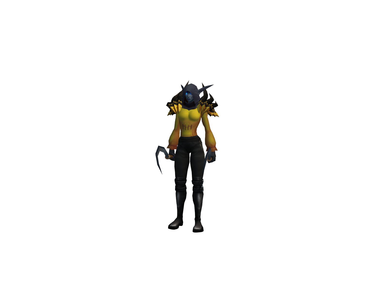 Porreepaula 3D character render