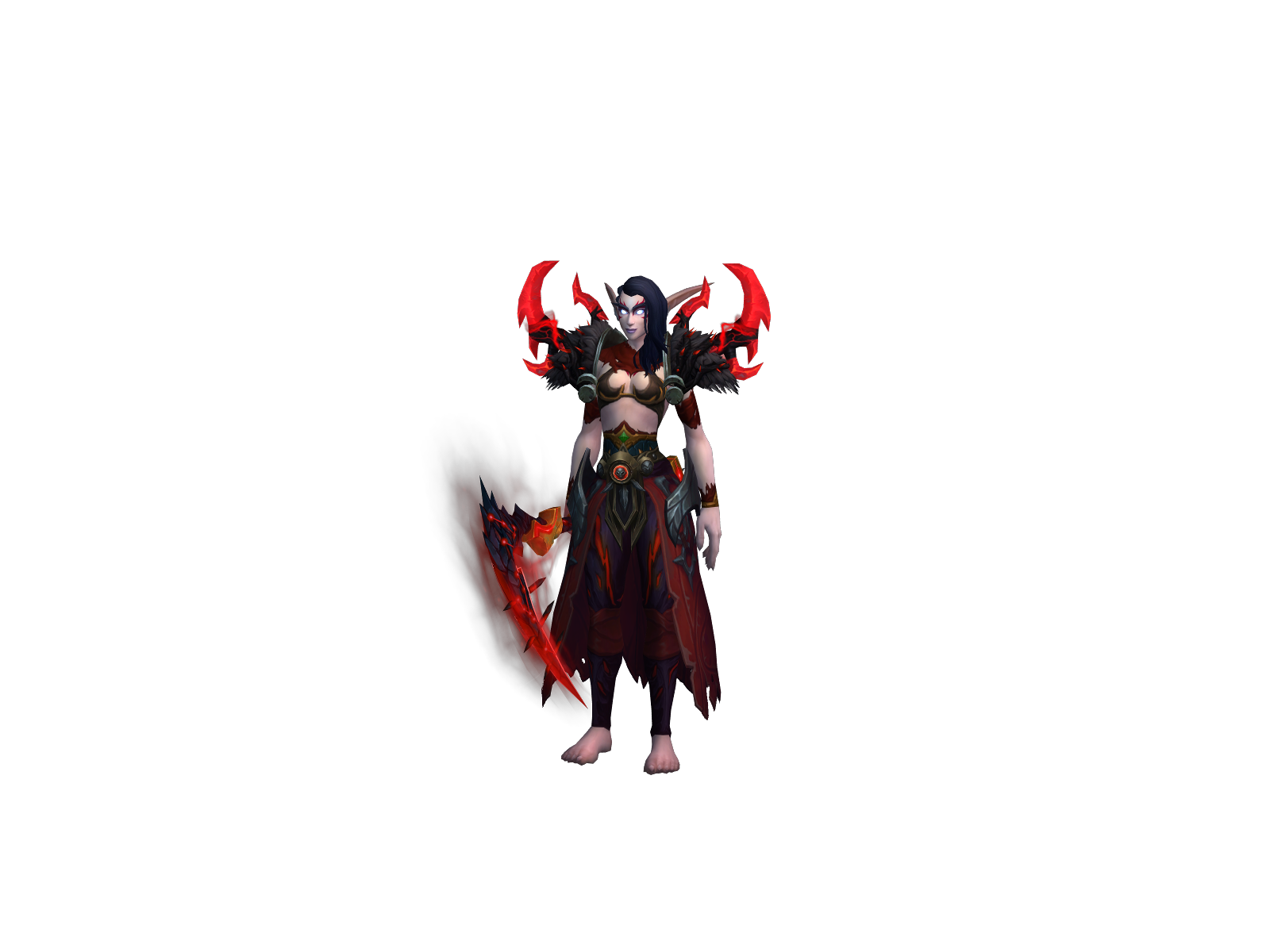 Gischlaine 3D character render