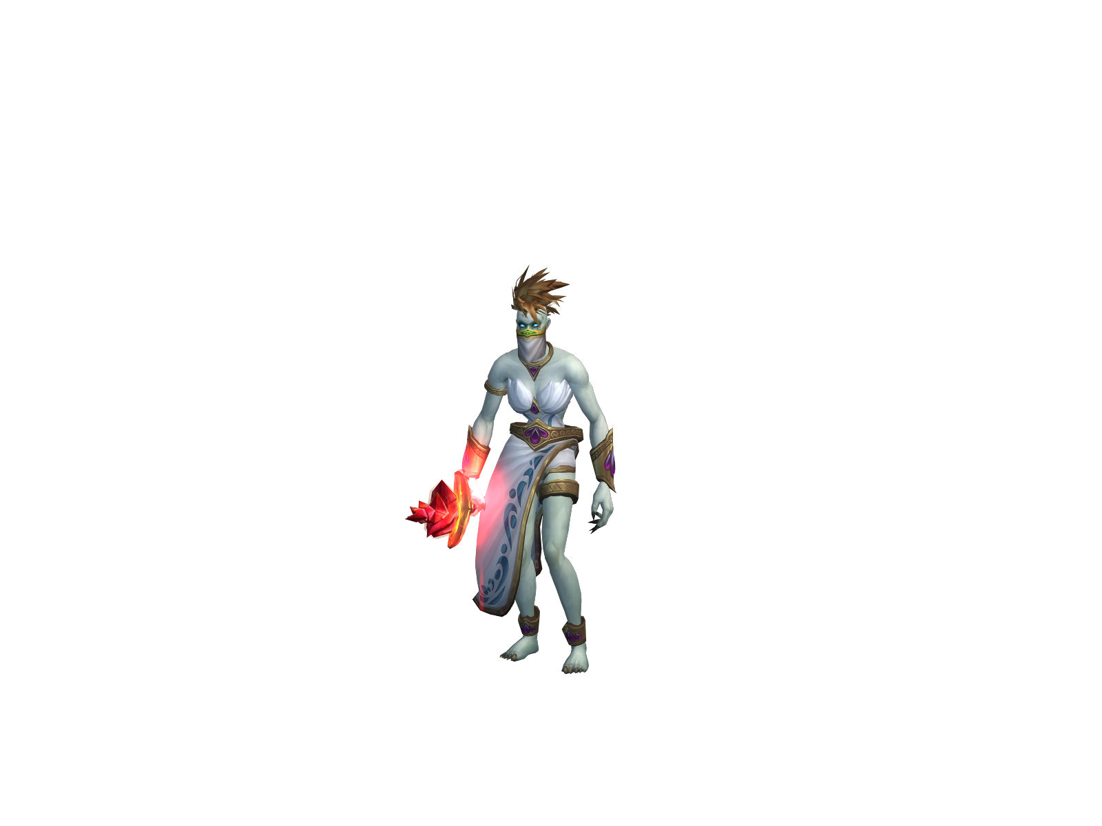 Pyrohblast 3D character render