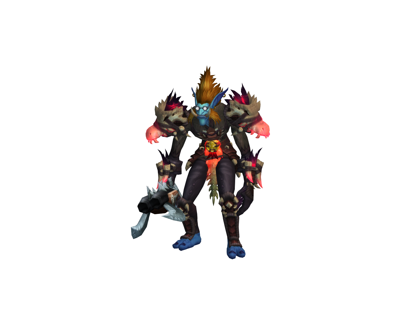 Chilus 3D character render