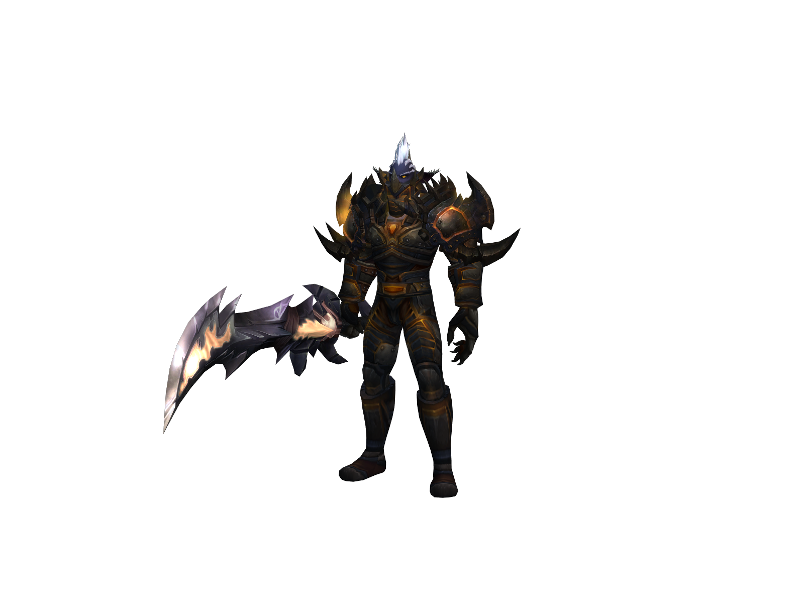 Mutewarr 3D character render