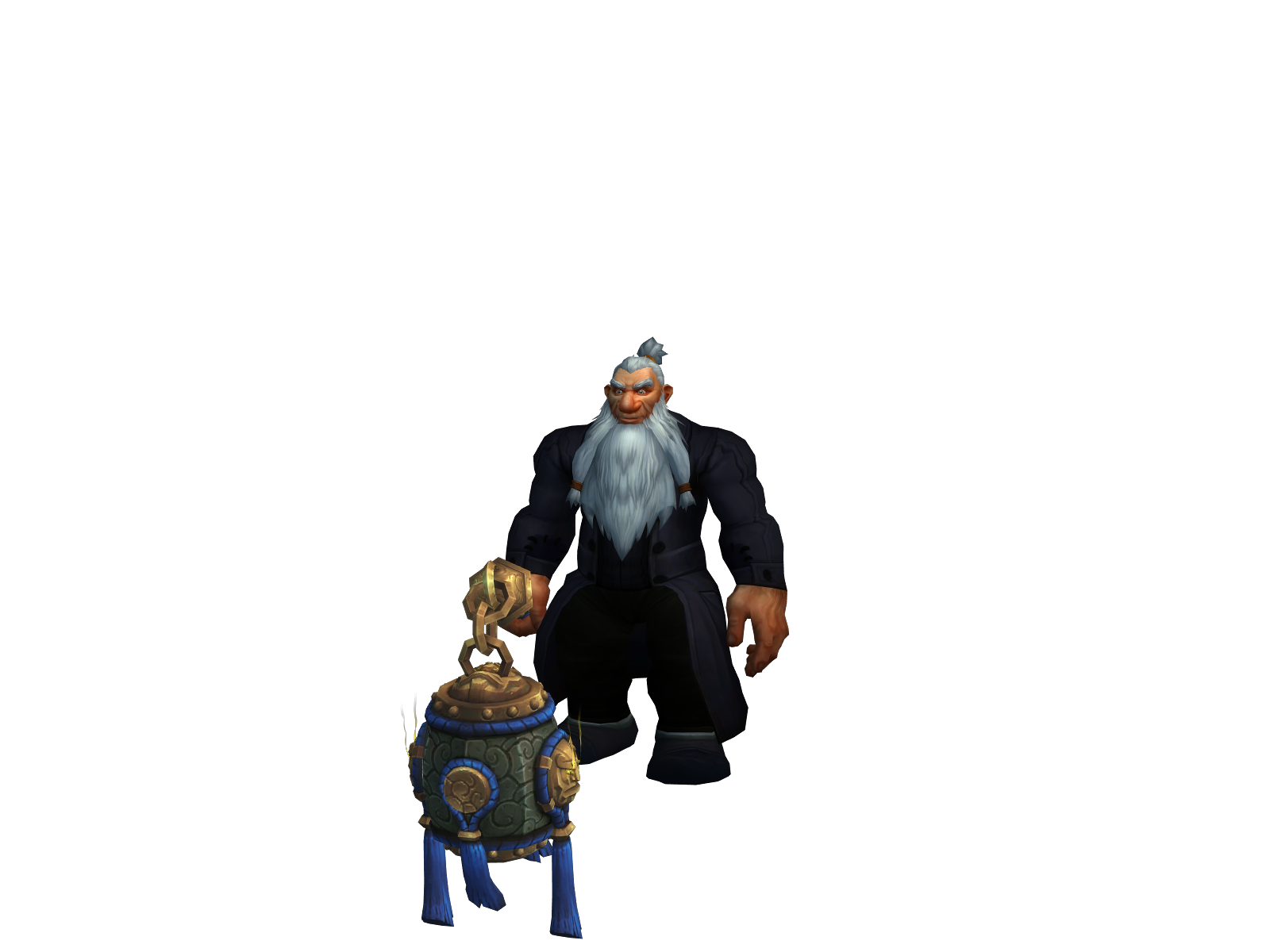 Lacemonk 3D character render