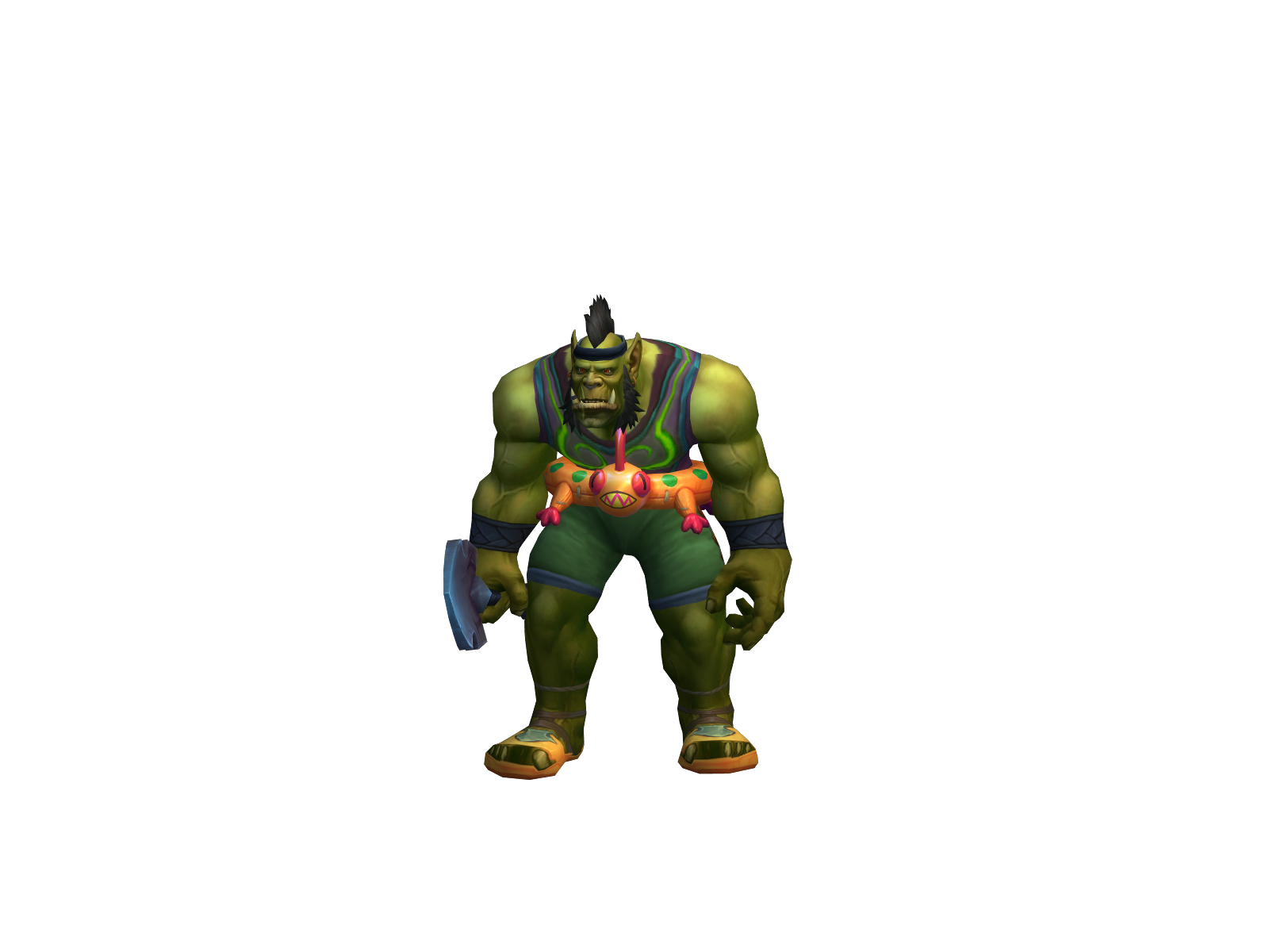 Plebfist 3D character render