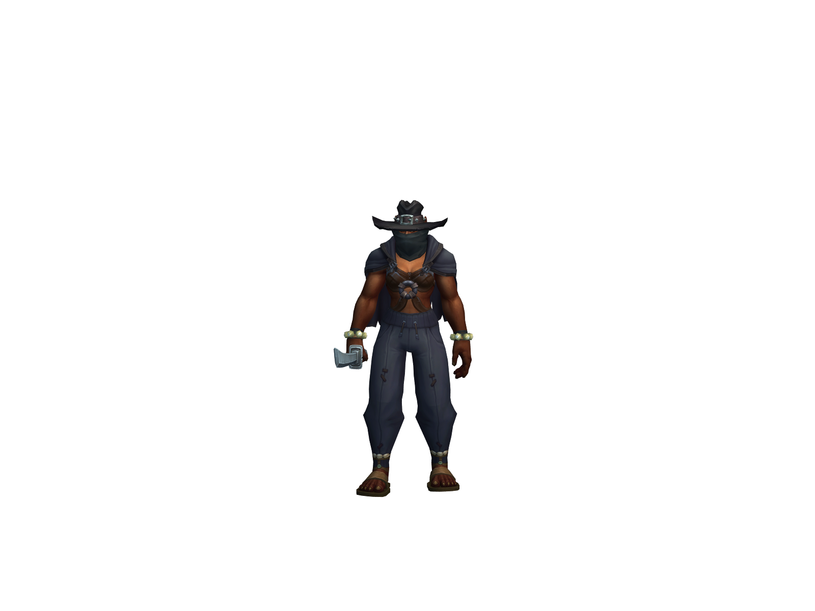 Grumag 3D character render