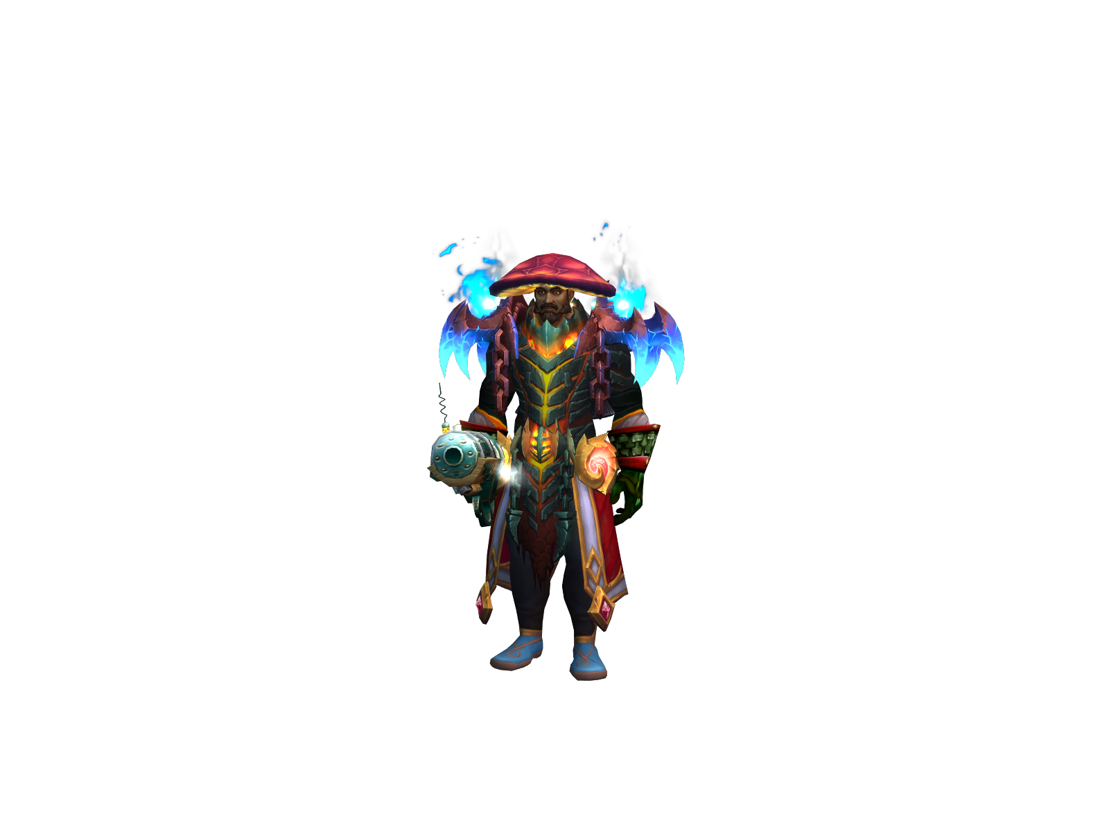 Rámbòw 3D character render