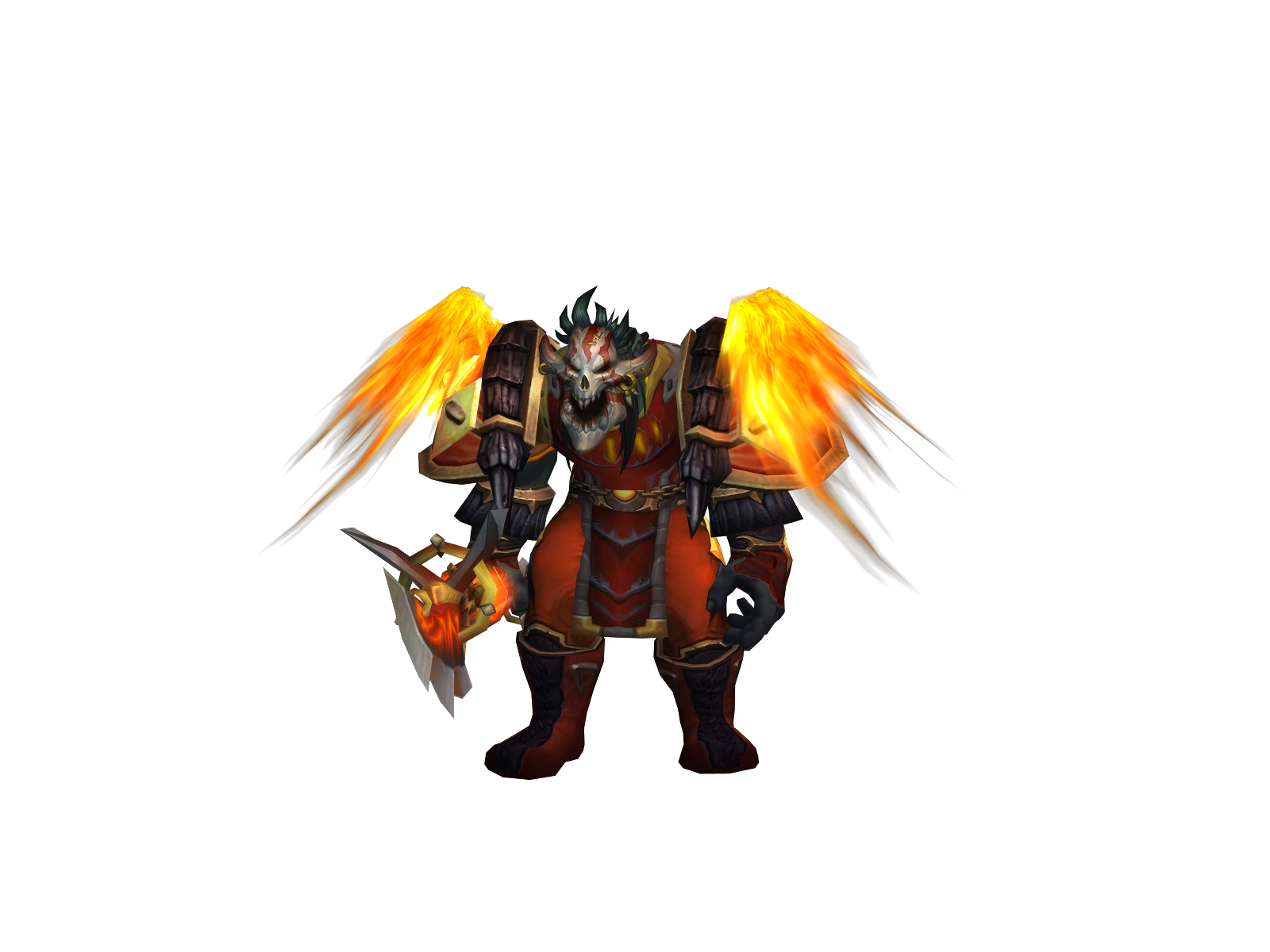 Greasefire 3D character render