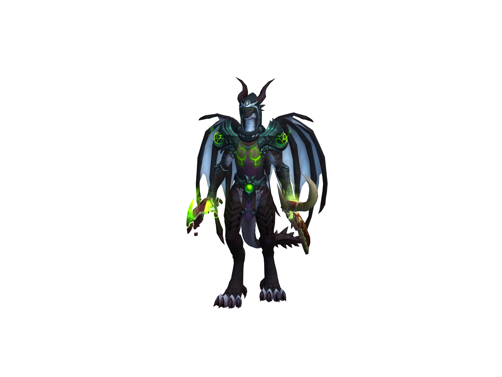 Zyneon 3D character render