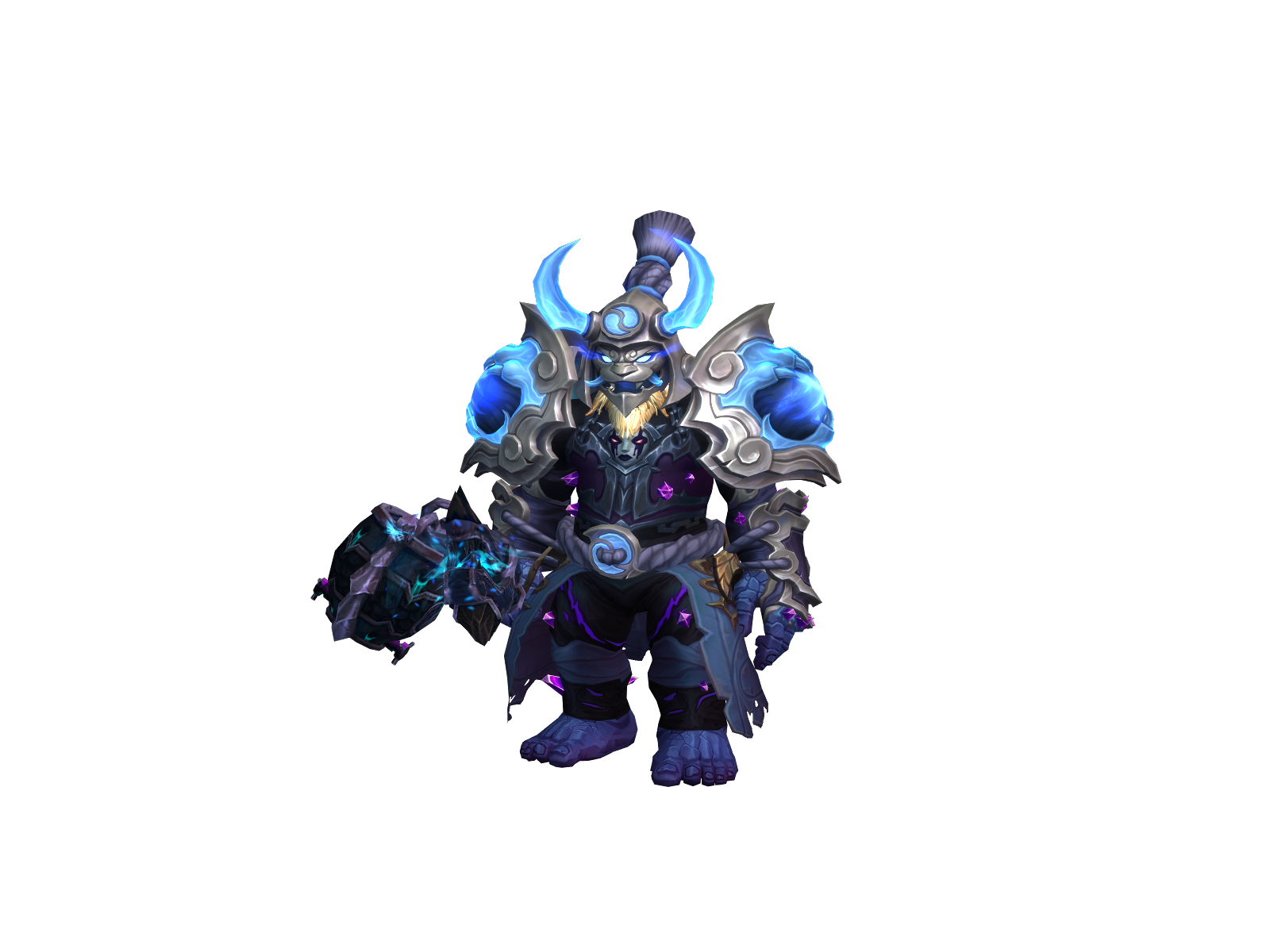 Monkou 3D character render