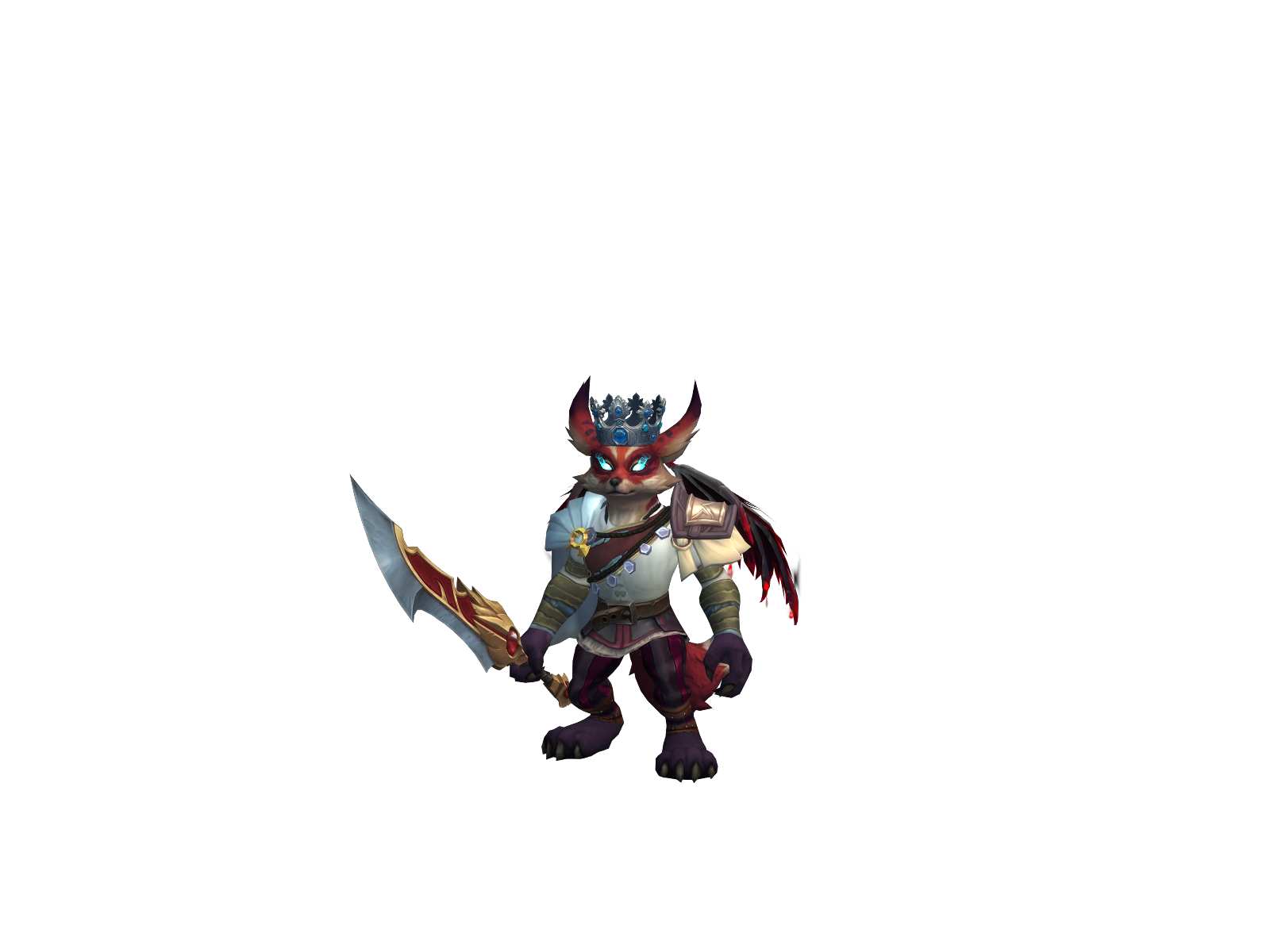 Tahariel 3D character render
