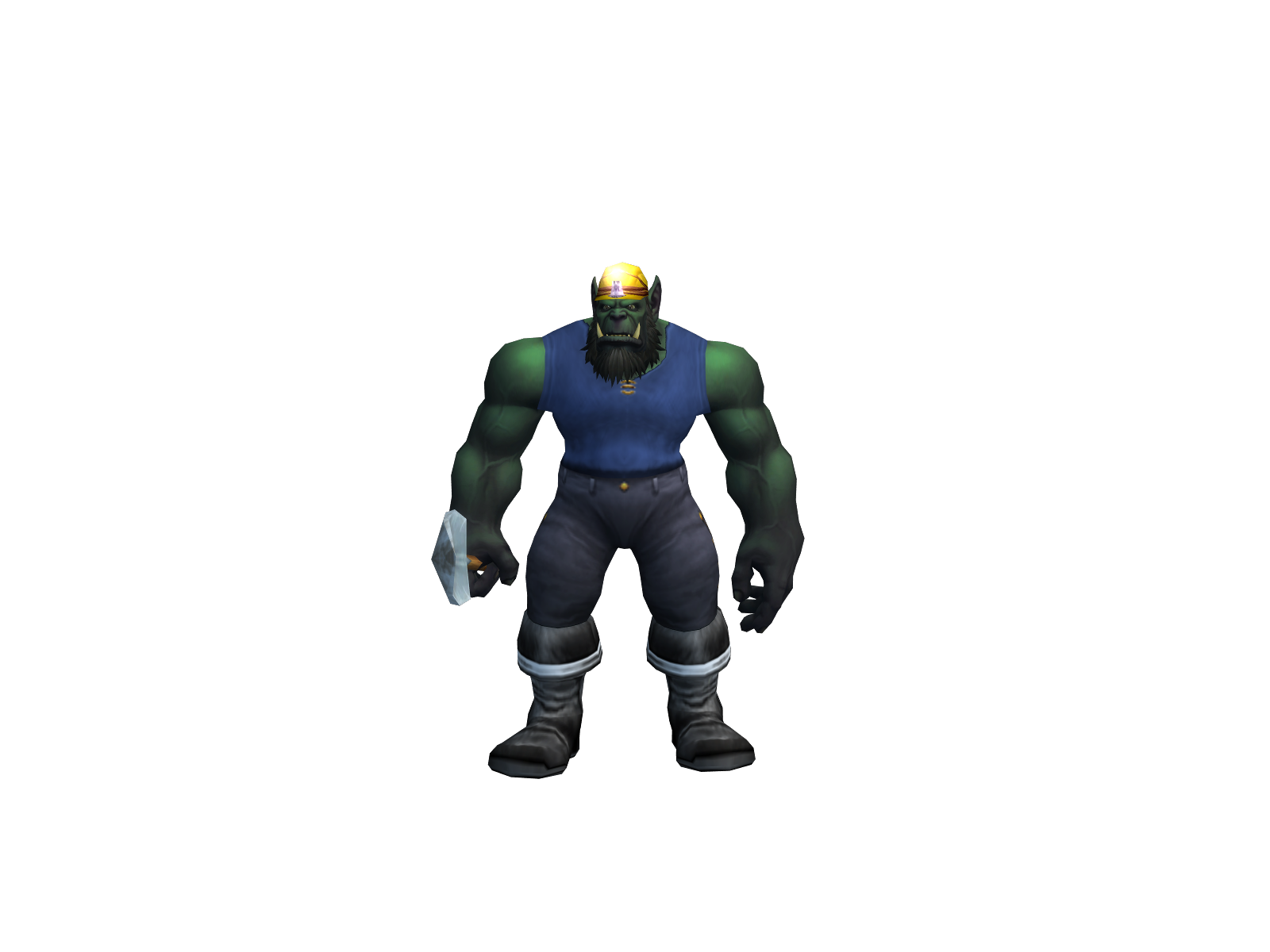 Schaufelorc 3D character render