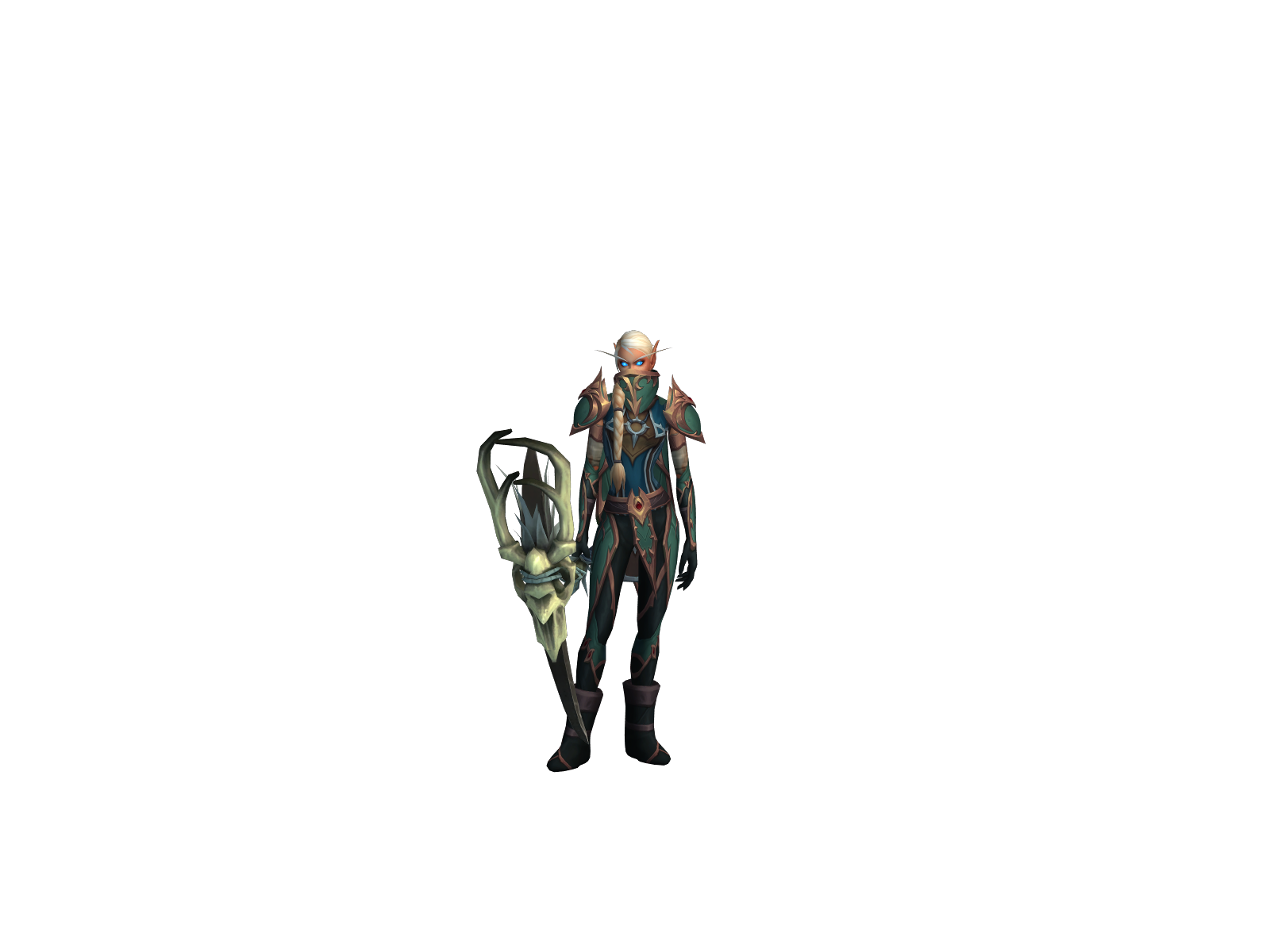 Rickesmonk 3D character render
