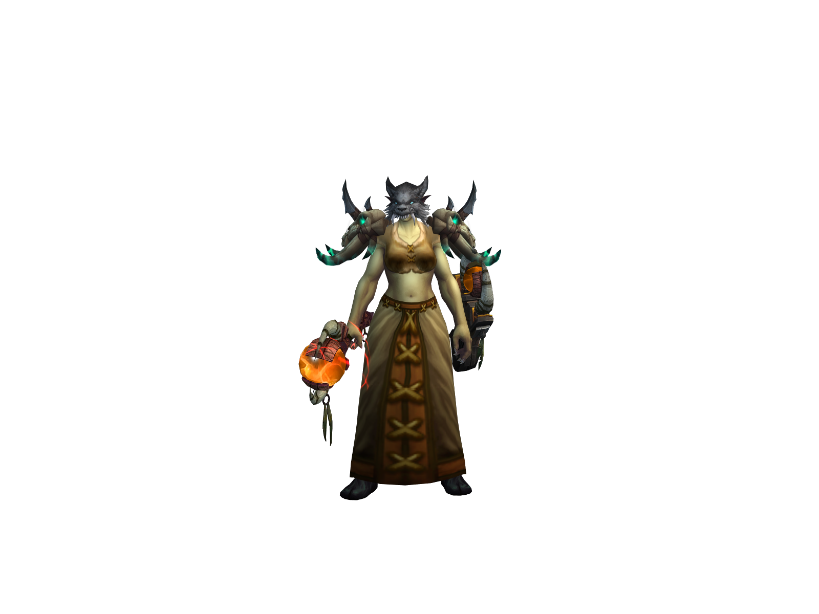 Yvez 3D character render