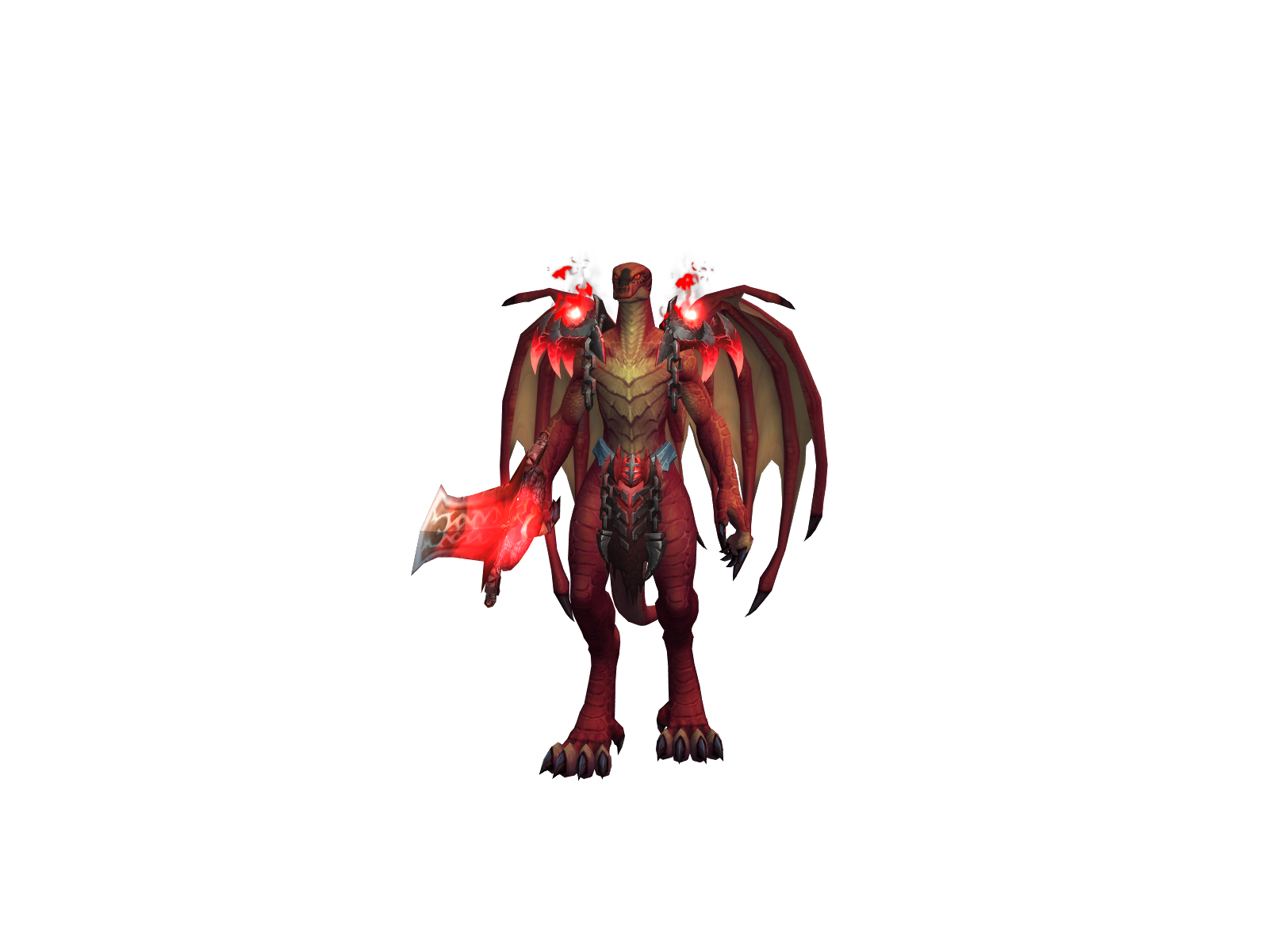 Drachelily 3D character render