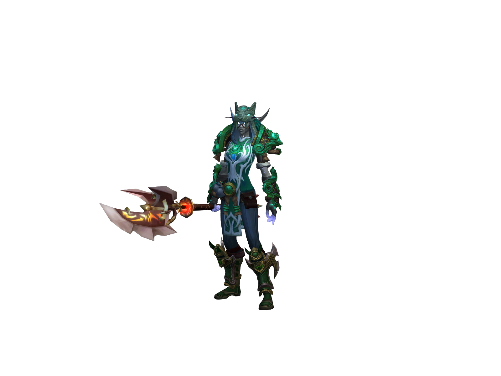 Sickmonk 3D character render