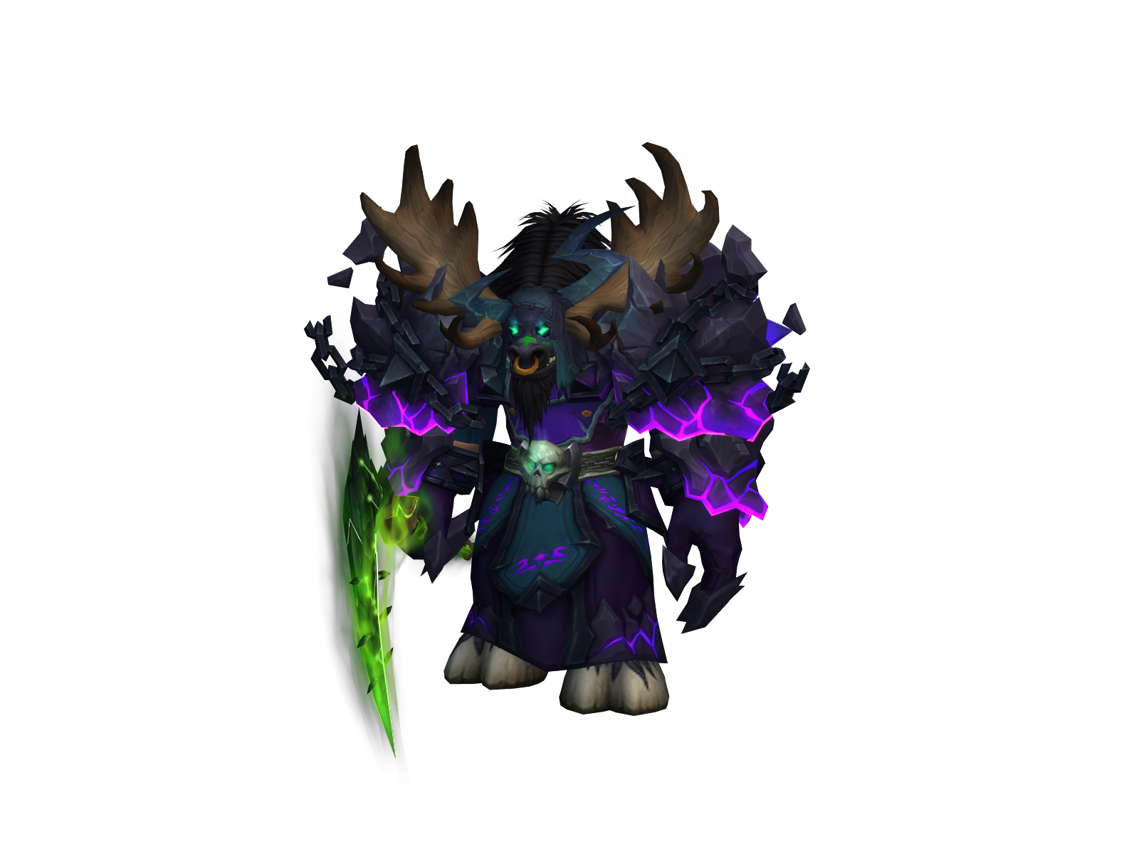 Washed 3D character render