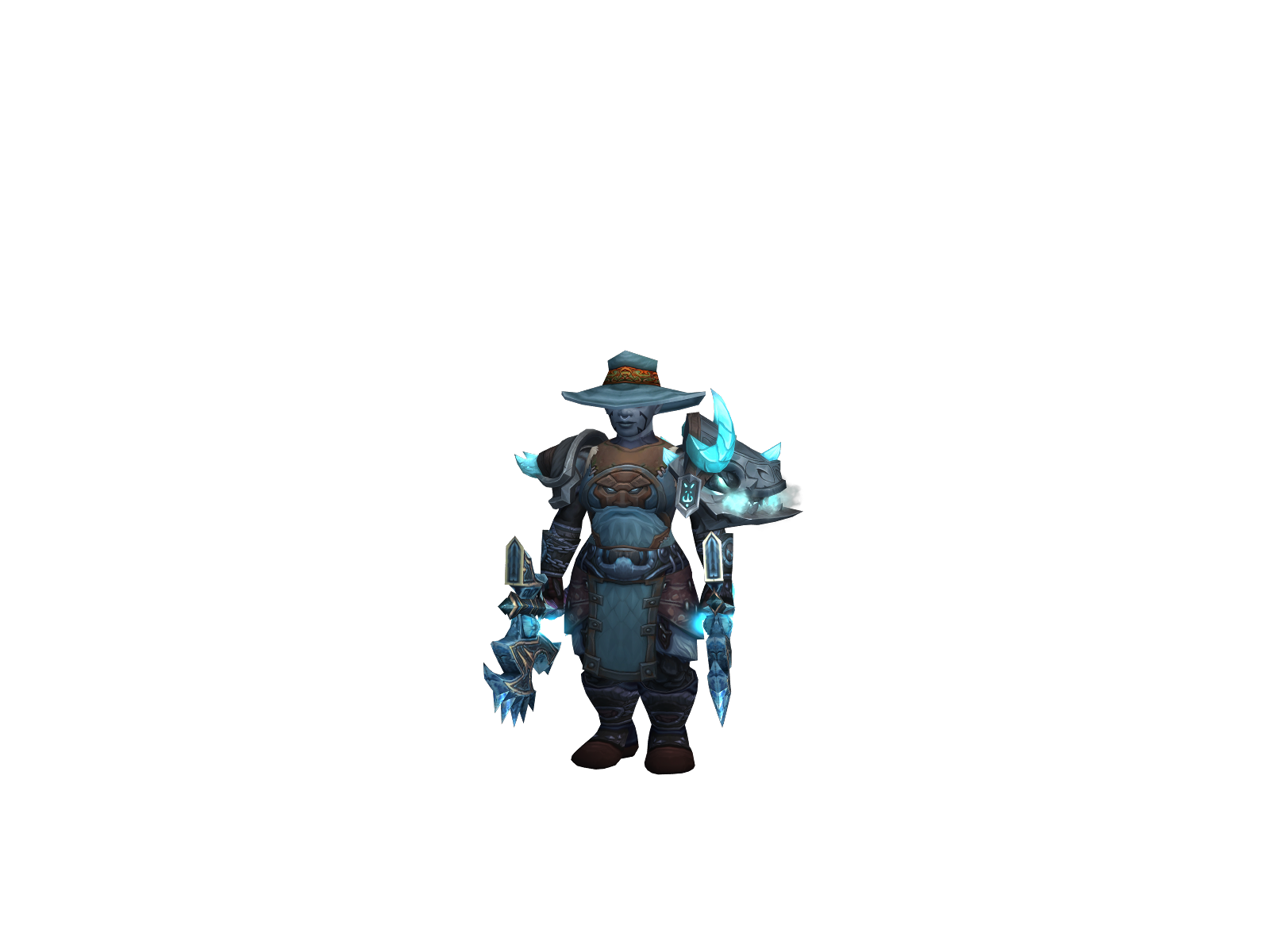 Storming 3D character render