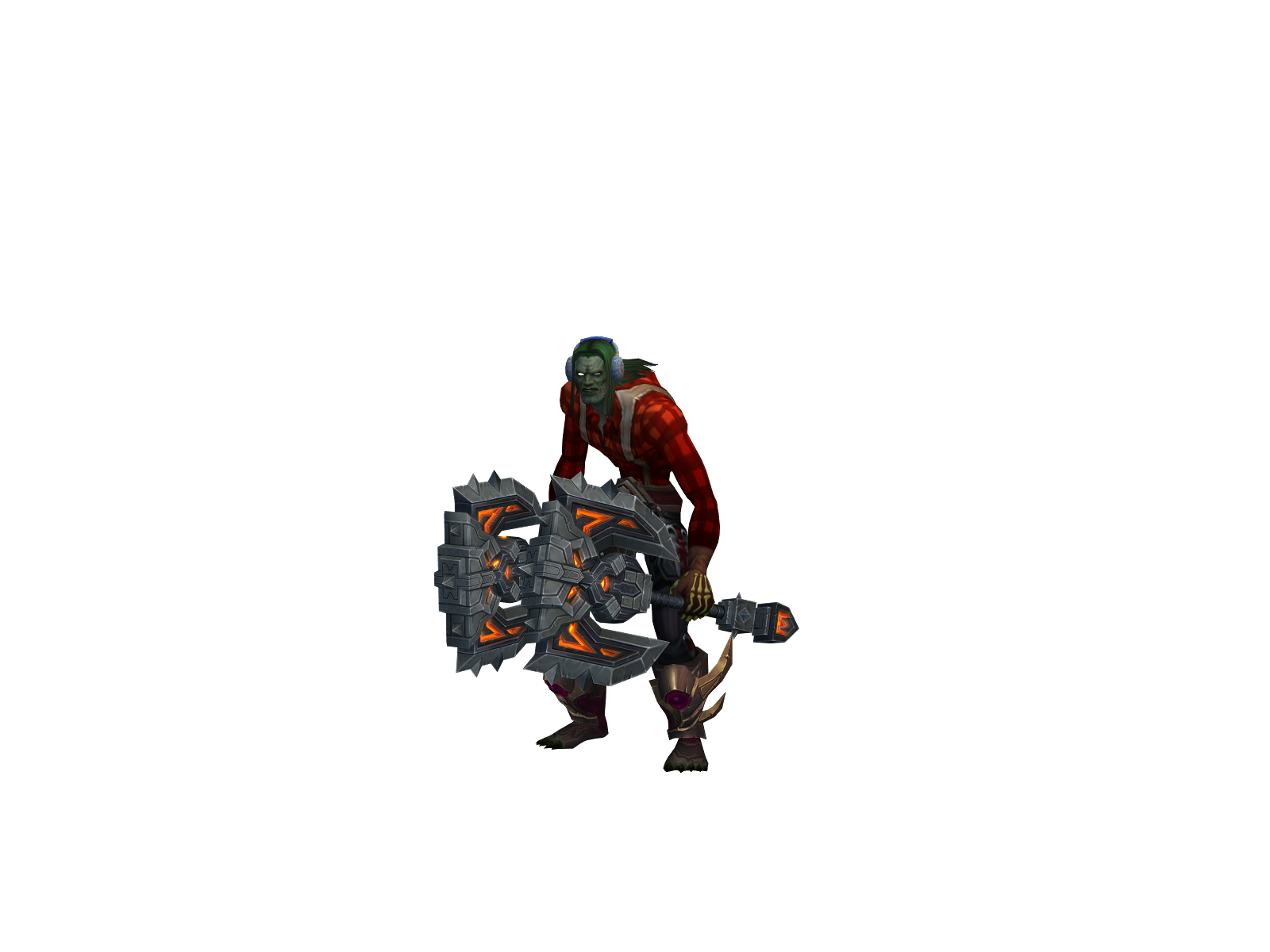 Zômbiê 3D character render