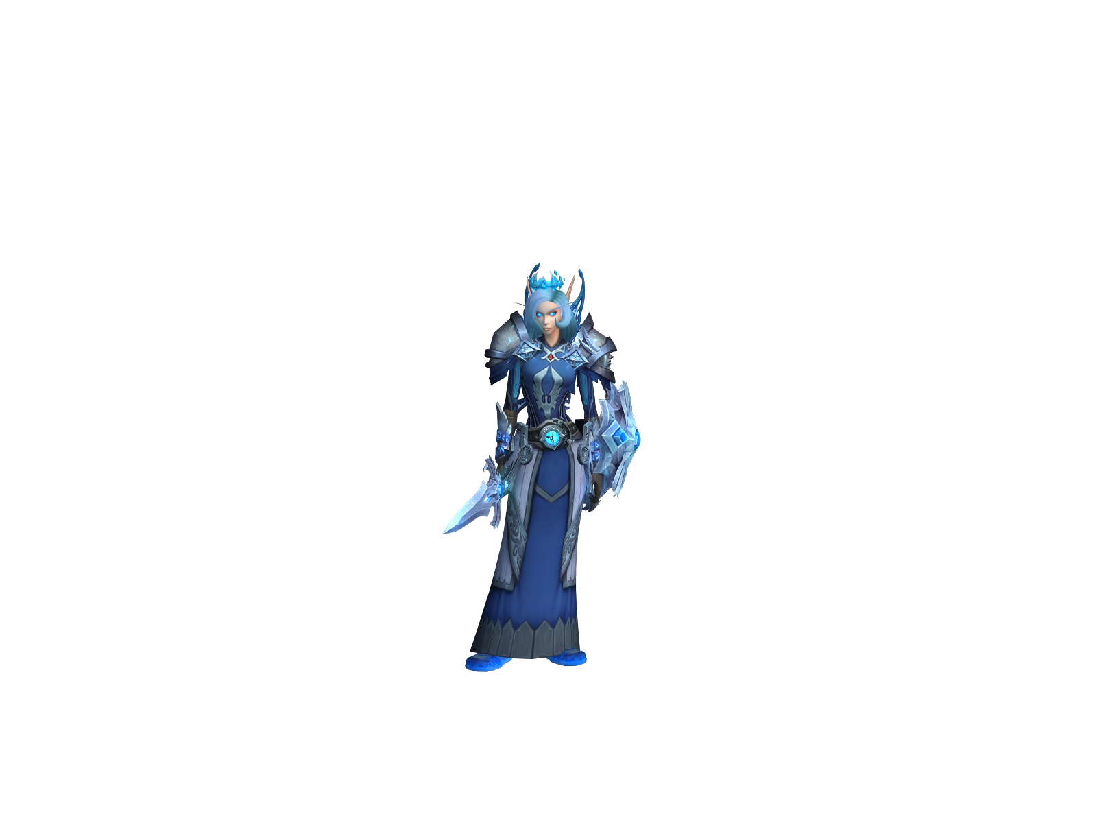 Heilpaladin 3D character render