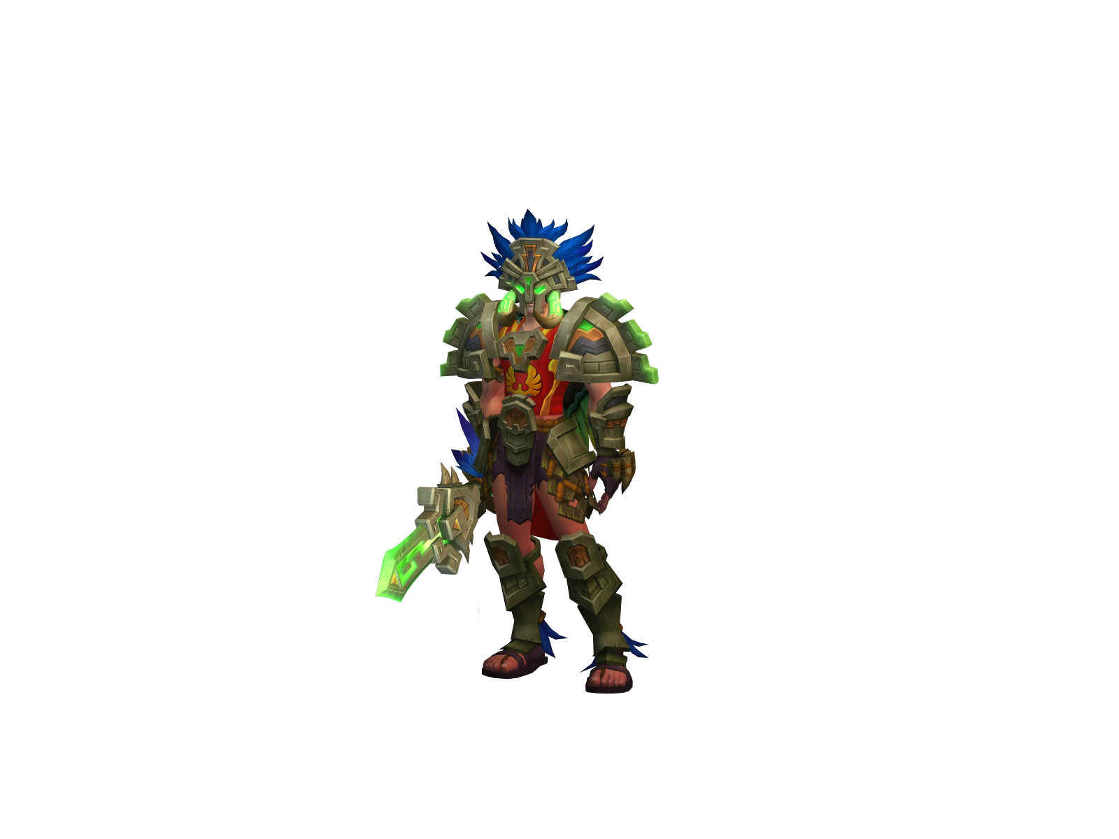 Budêrus 3D character render