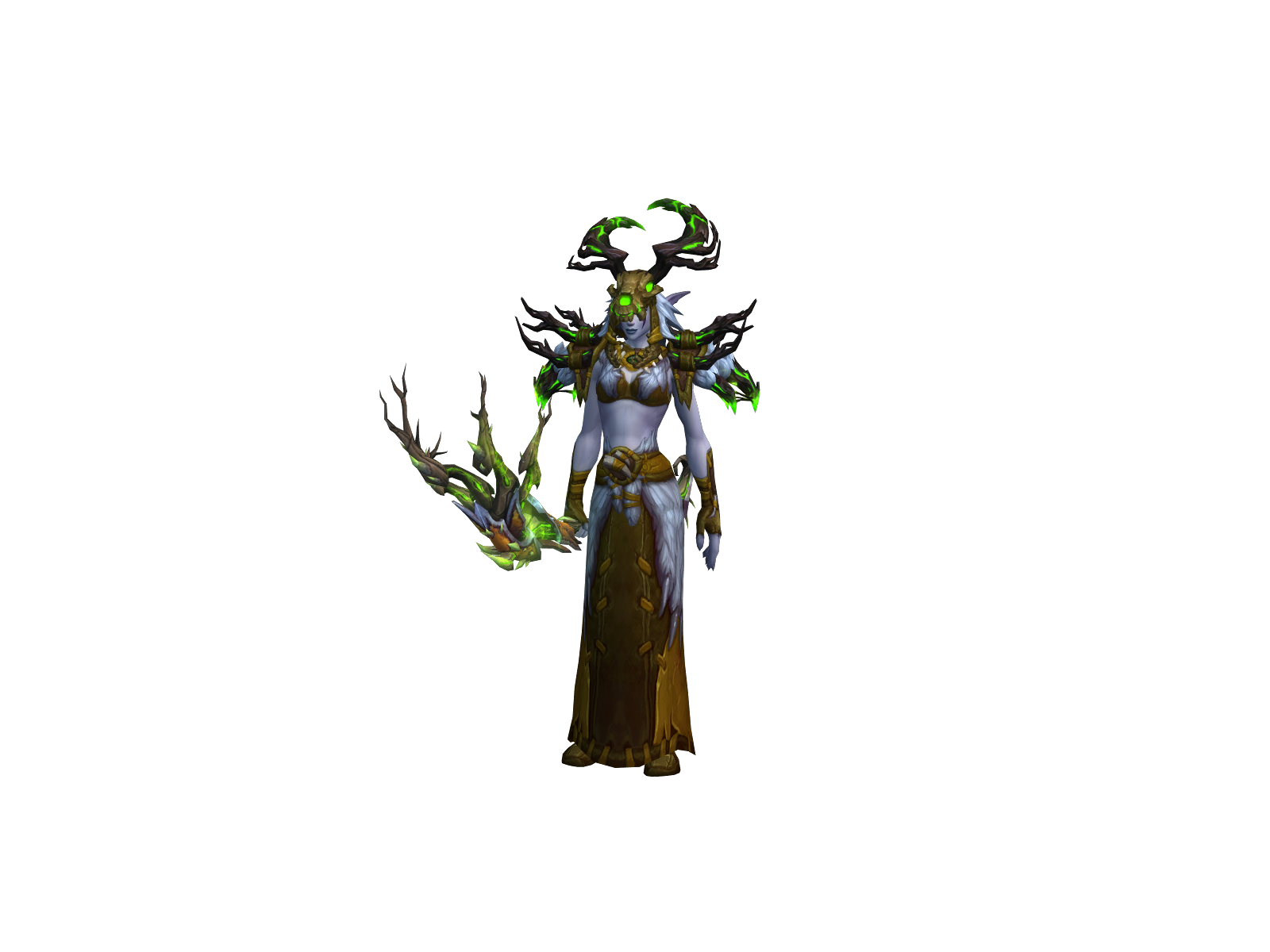 Mell 3D character render