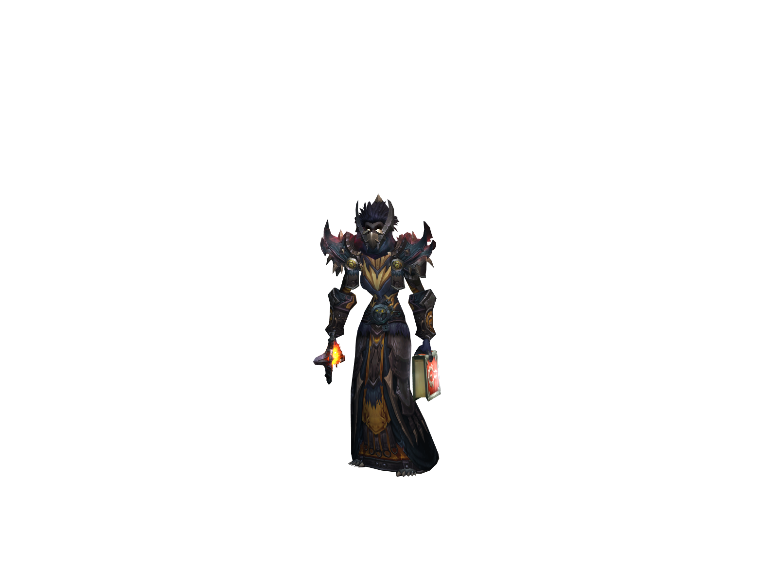 Alsvartr 3D character render