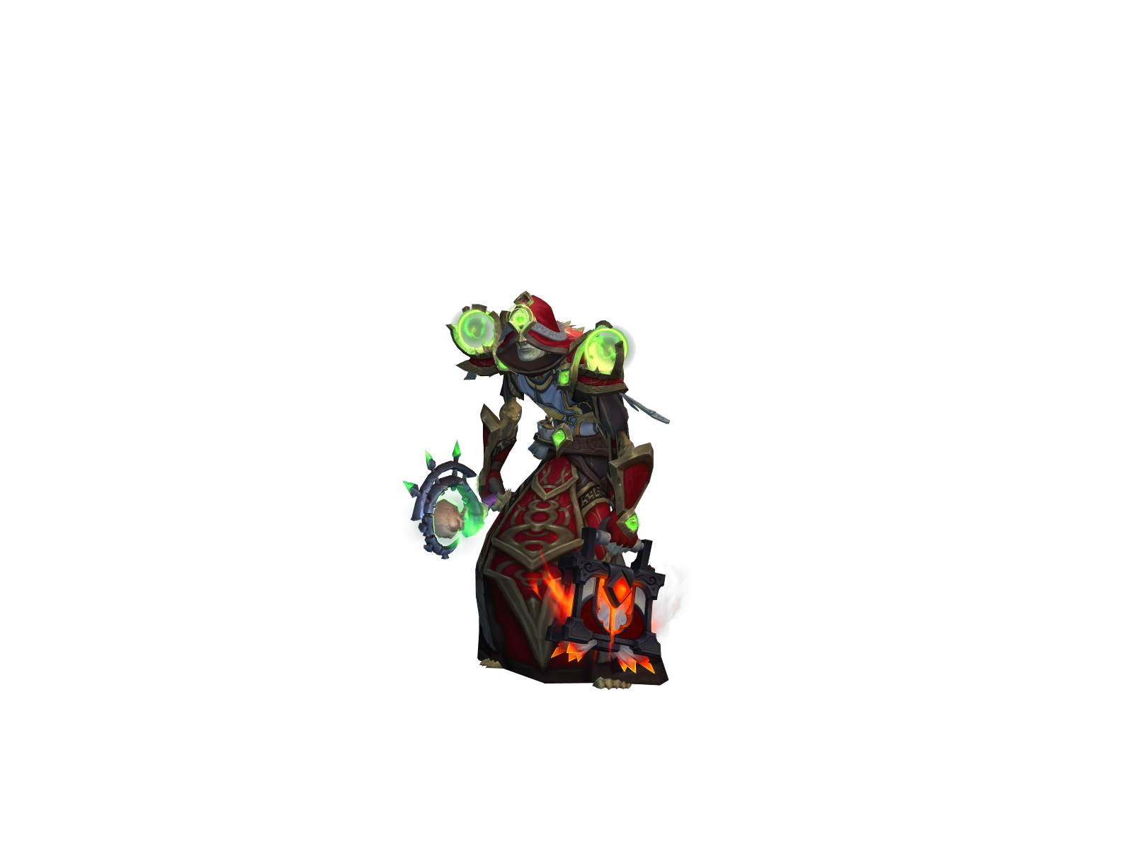Yshax 3D character render