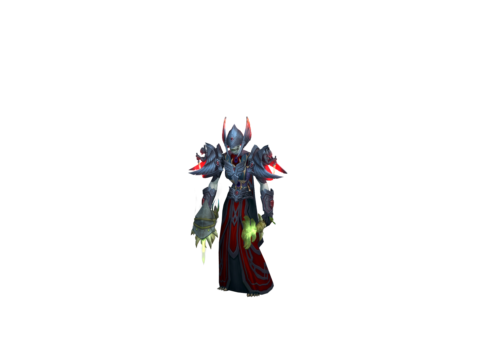 Vergammelte 3D character render