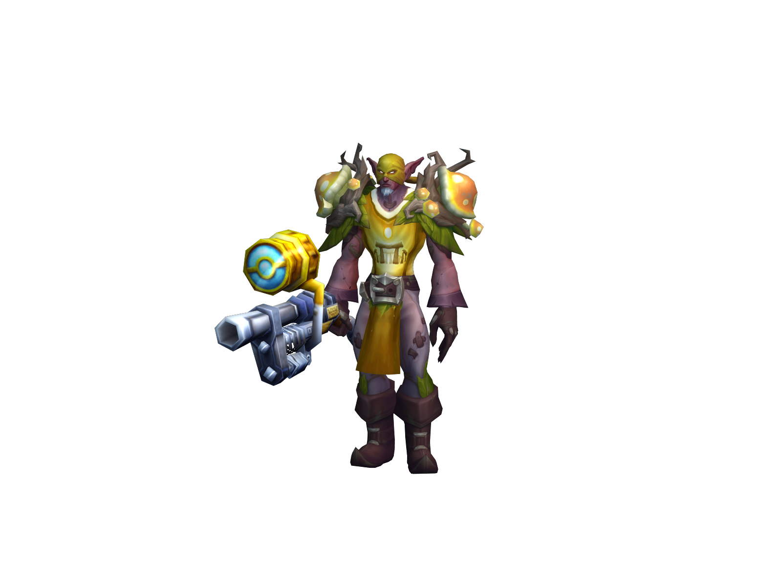 Dawgcatcher 3D character render