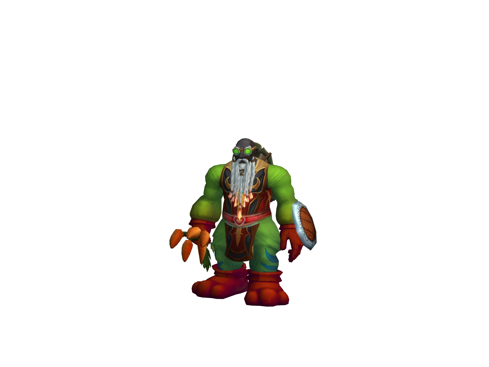 Fluretkete 3D character render