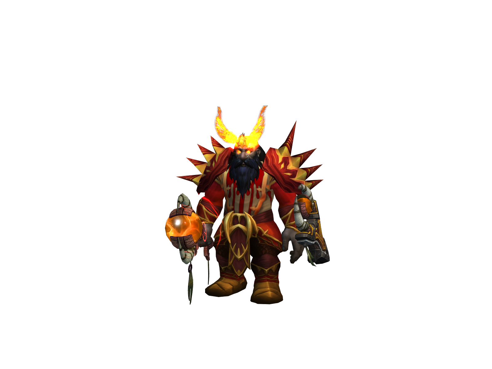 Proccybalbøa 3D character render