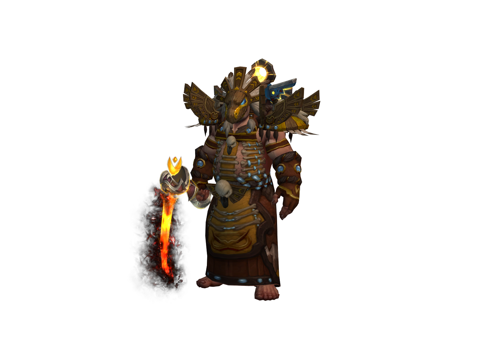 Druidfluid 3D character render