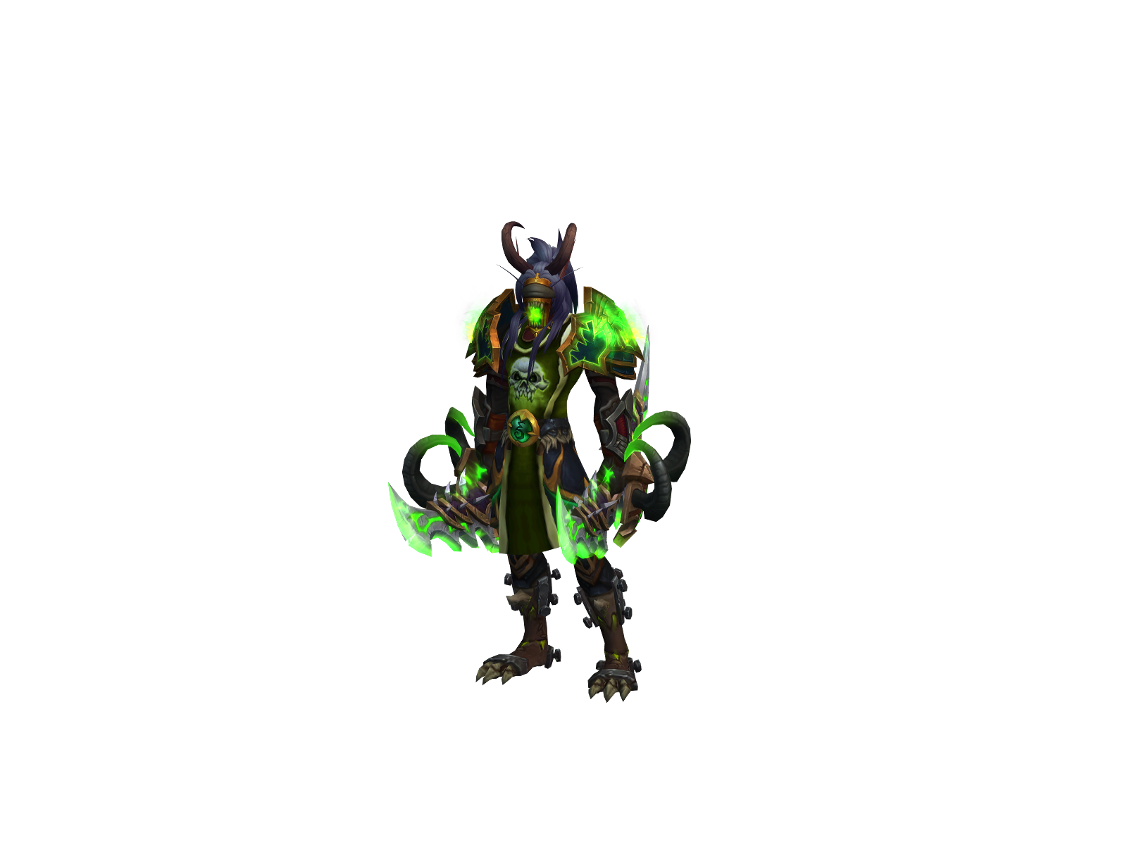 Exomórph 3D character render