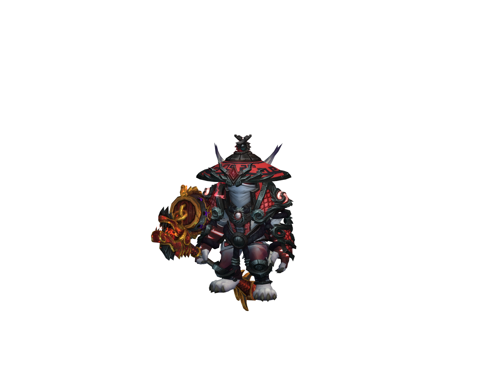 Akázâ 3D character render