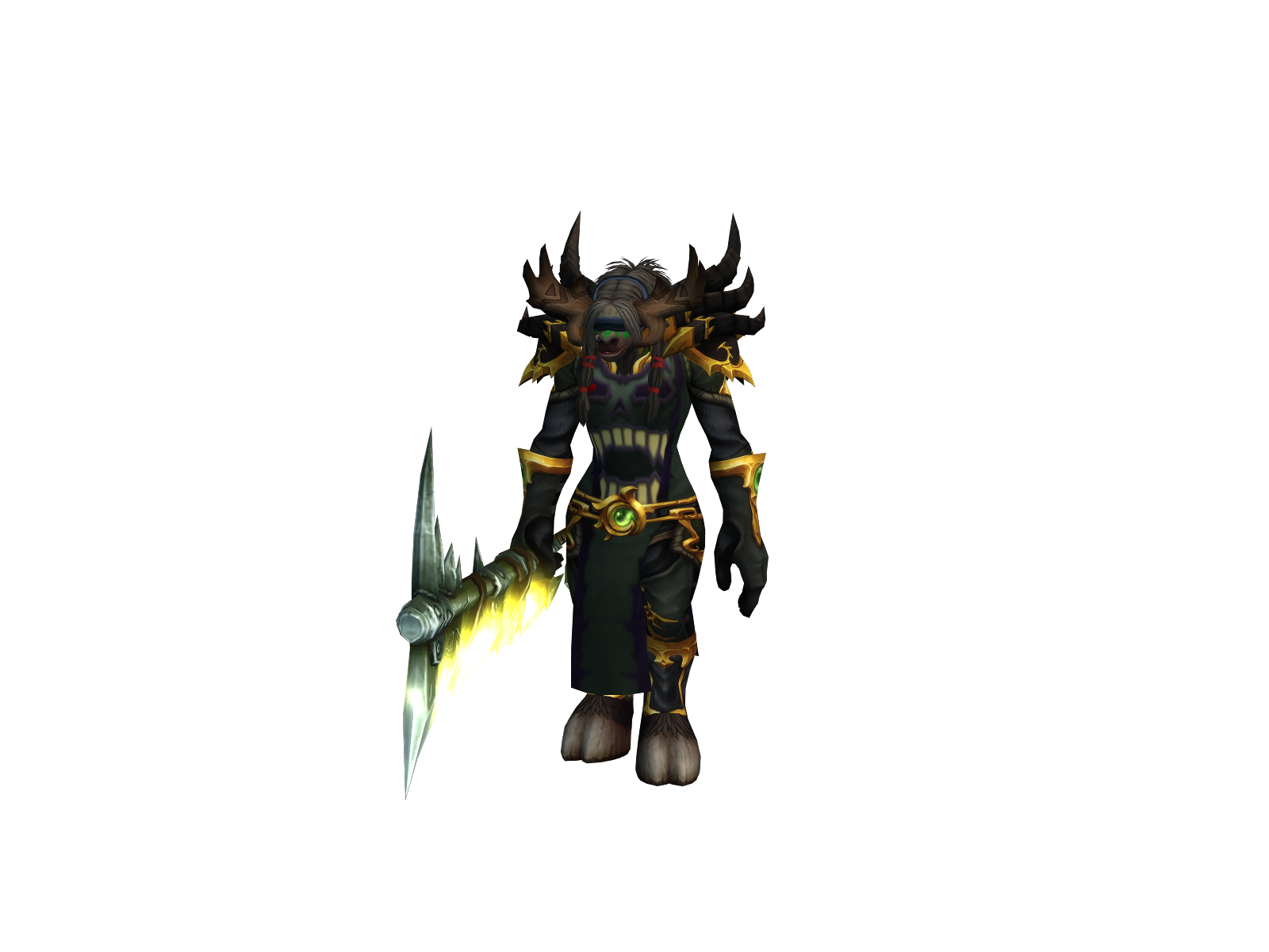 Monkamain 3D character render