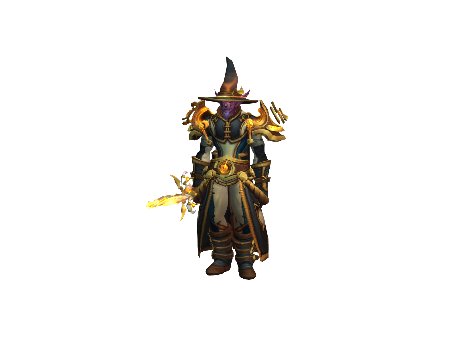 Freezing 3D character render