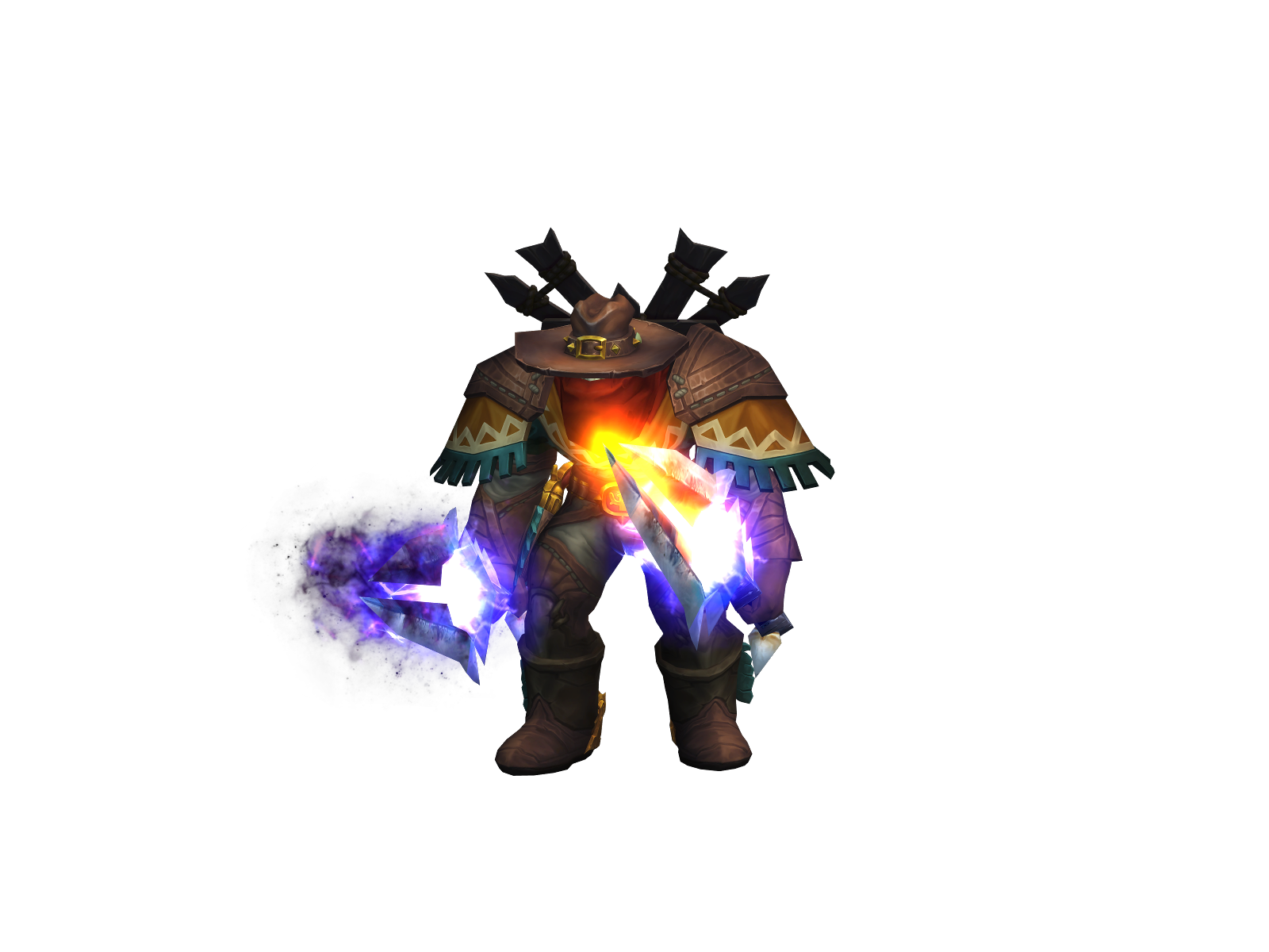 Kés 3D character render