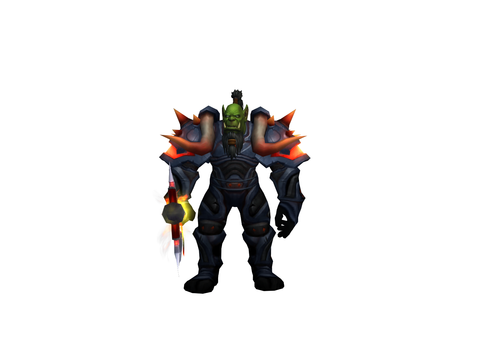 Mayhemw 3D character render