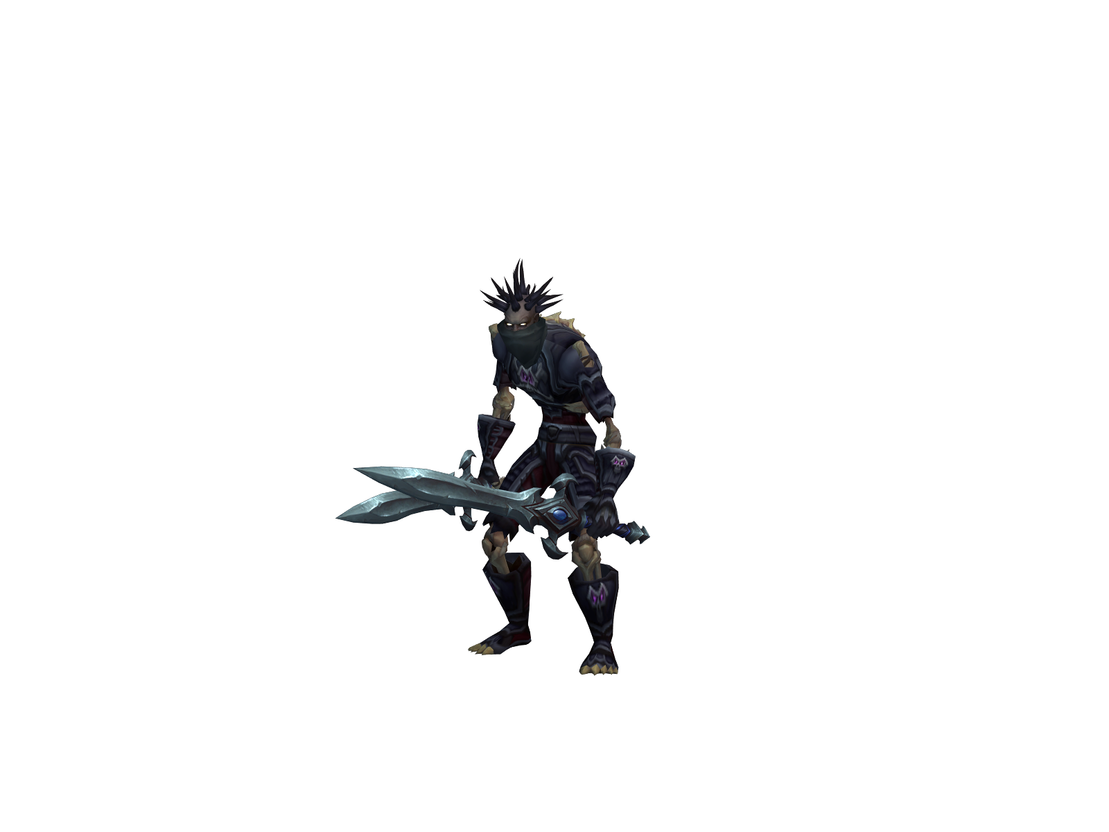 Løvedani 3D character render