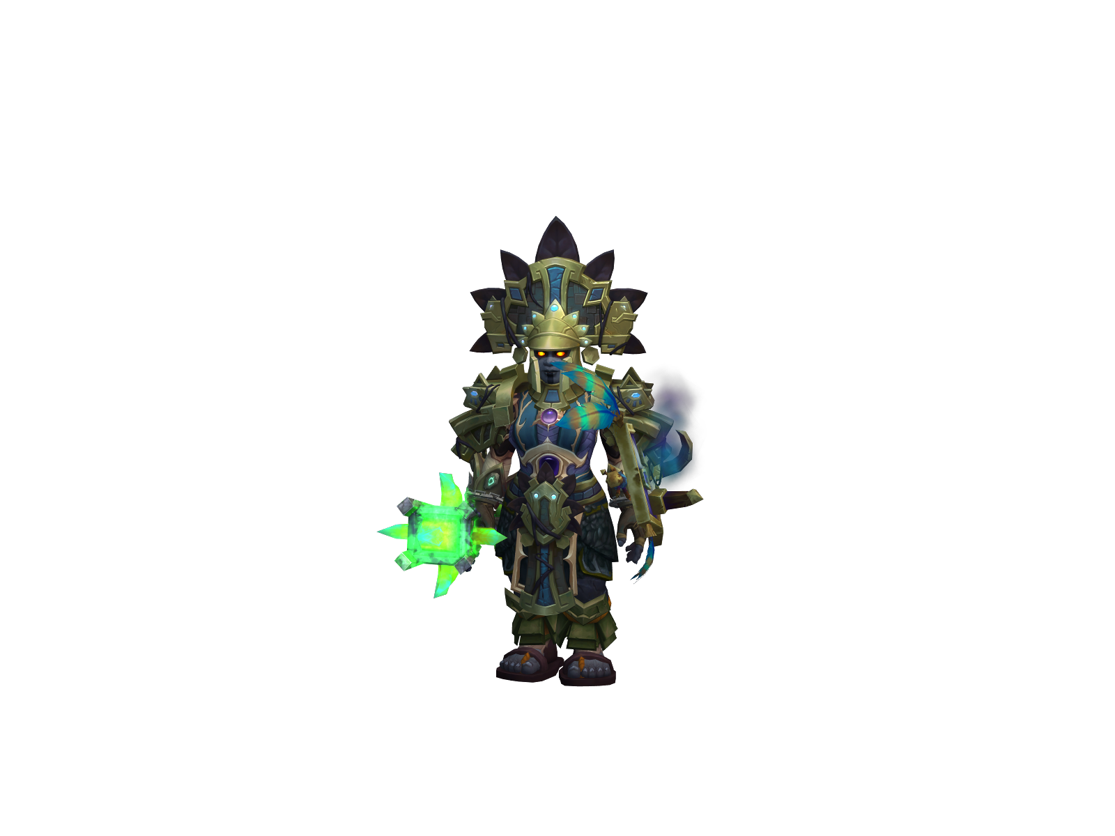 Rusotide 3D character render