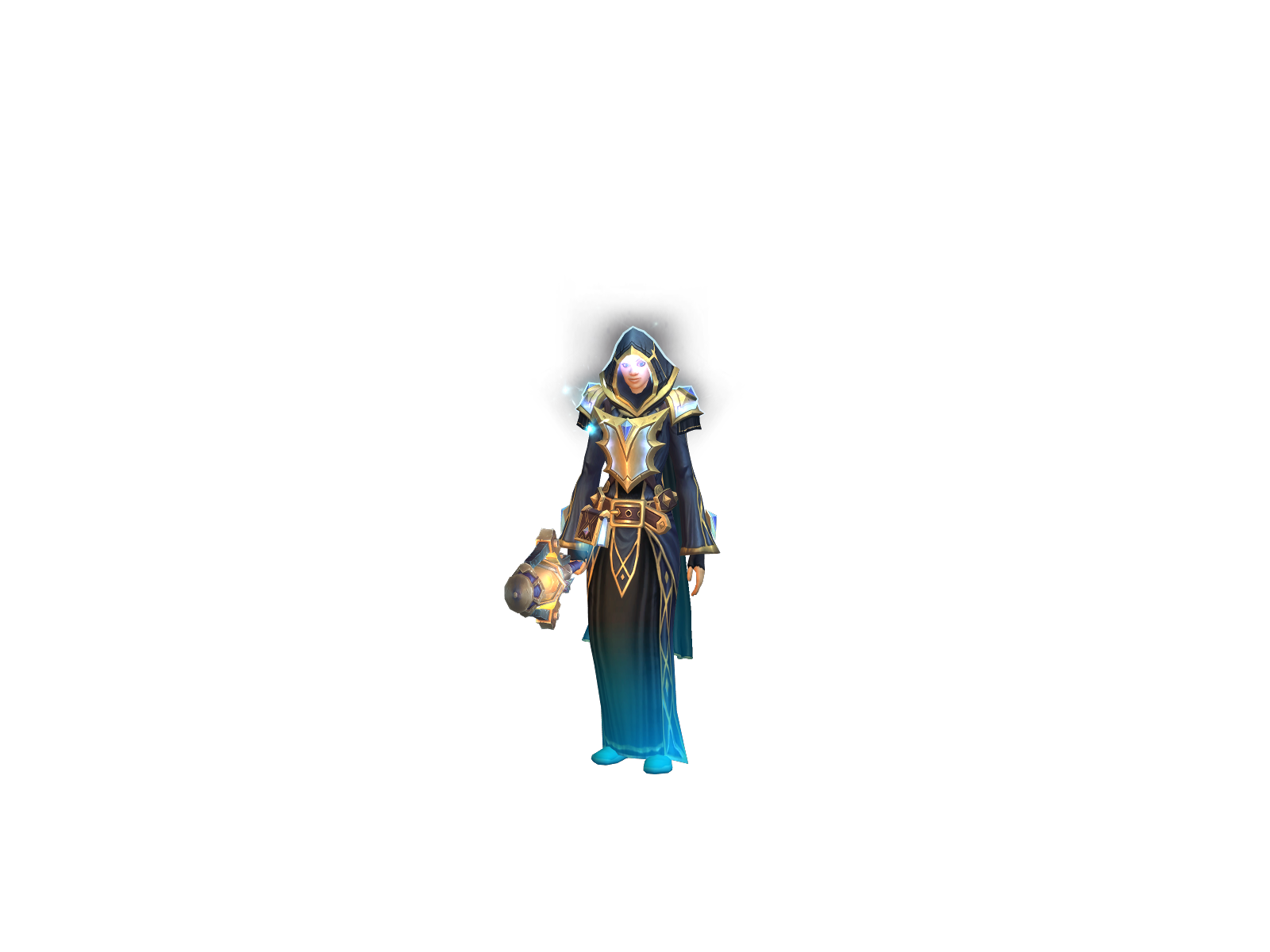 Flammenmann 3D character render