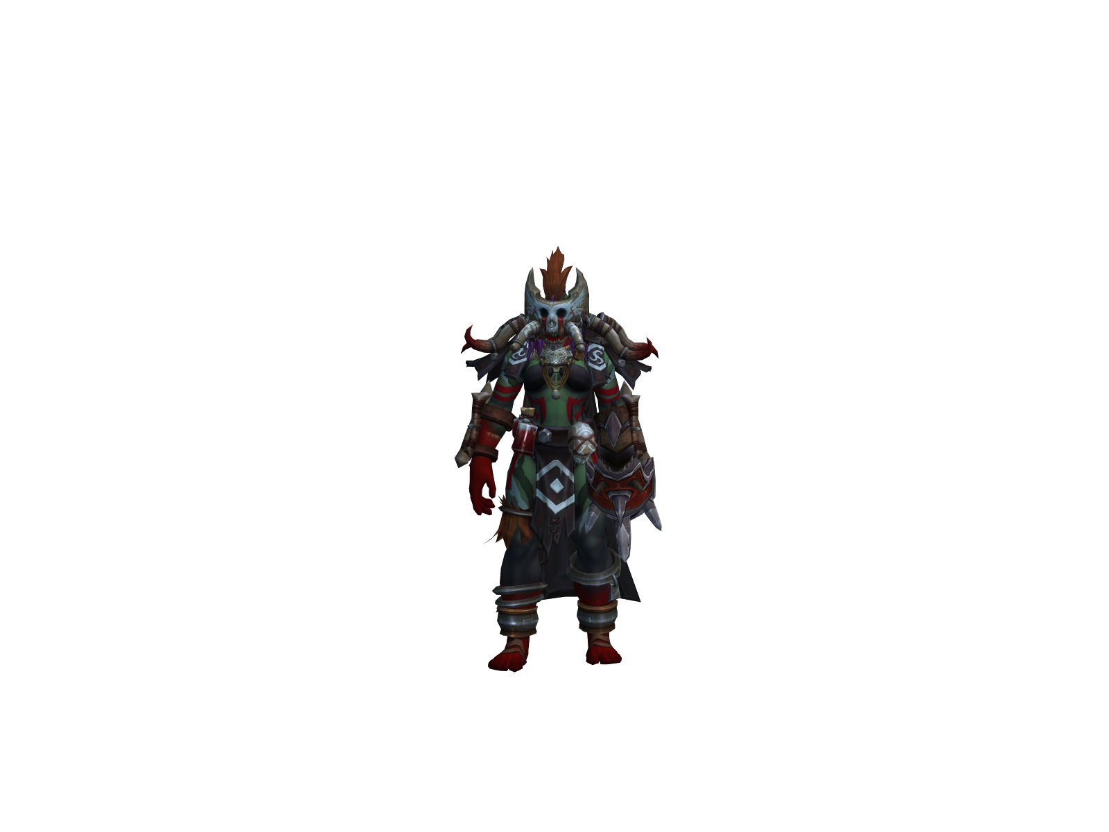 Râgion 3D character render