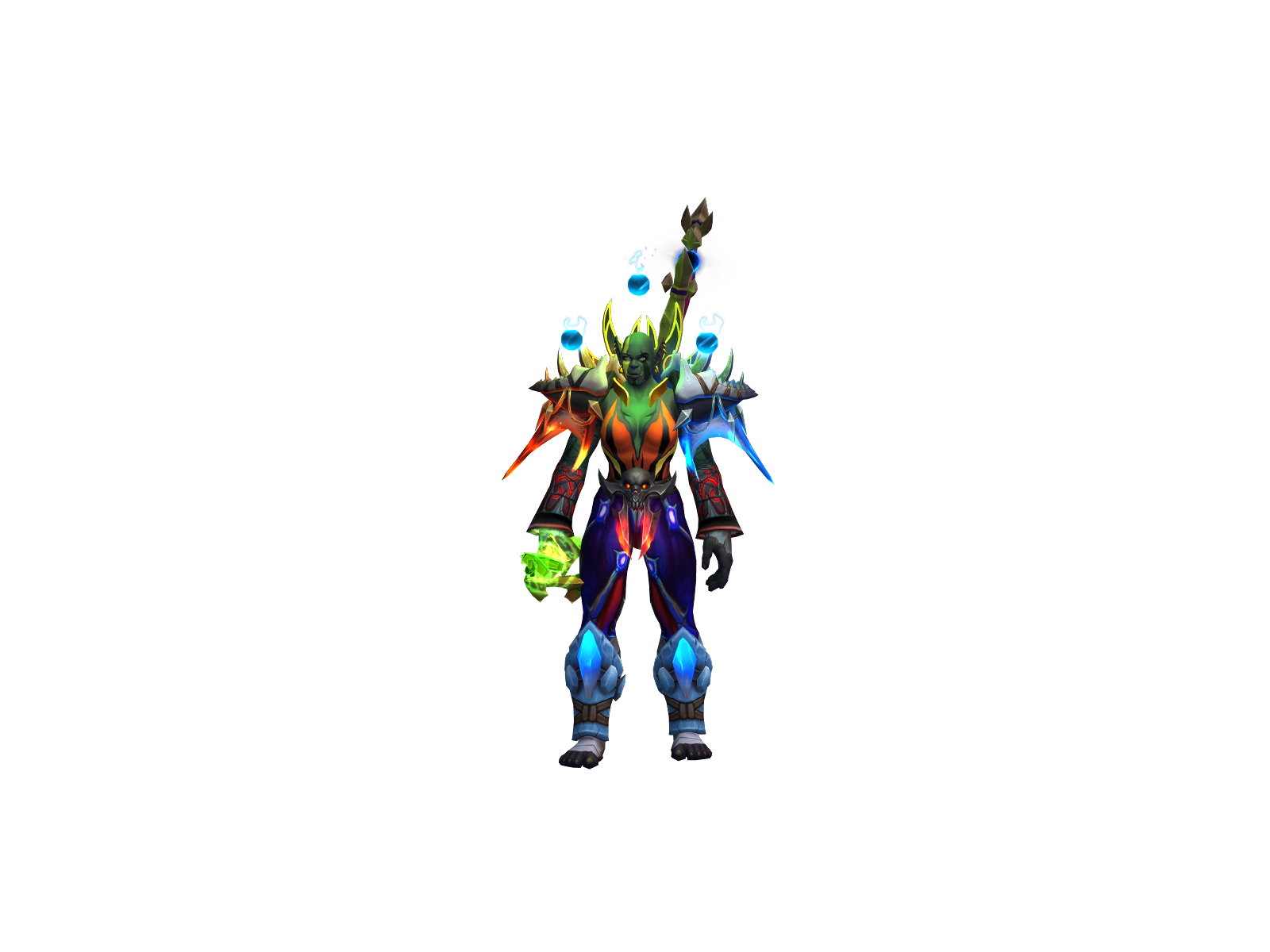 Öt 3D character render